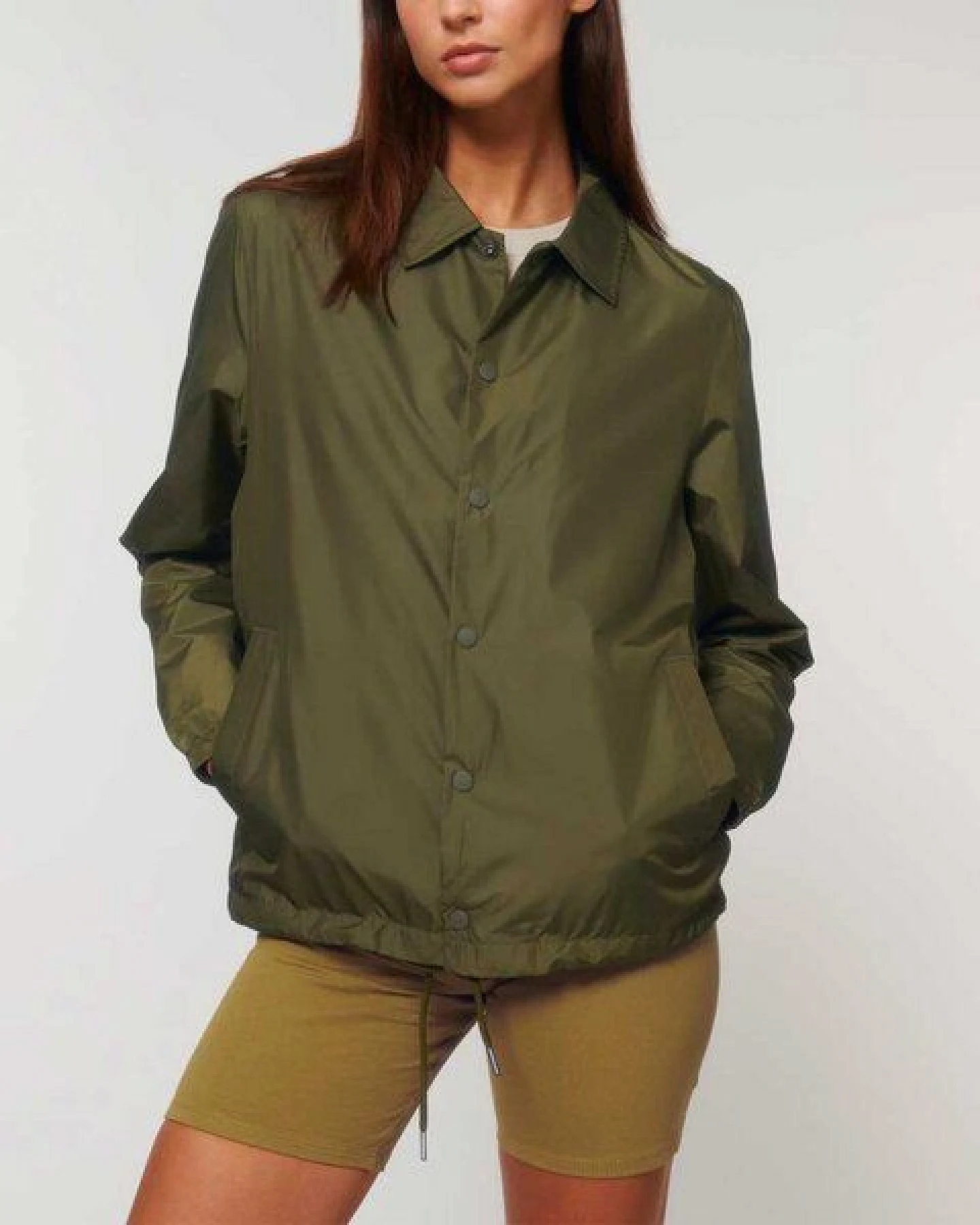 YTWOO Coacher Jacke für Sie & Ihn aus recyceltem PET, Übergangsjacke mit Knöpfen – Ansicht 3