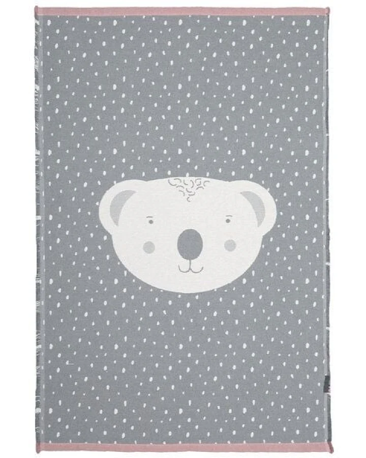 David Fussenegger Kinder Teppich Koala 75 x 120 cm aus Recycling-Baumwolle