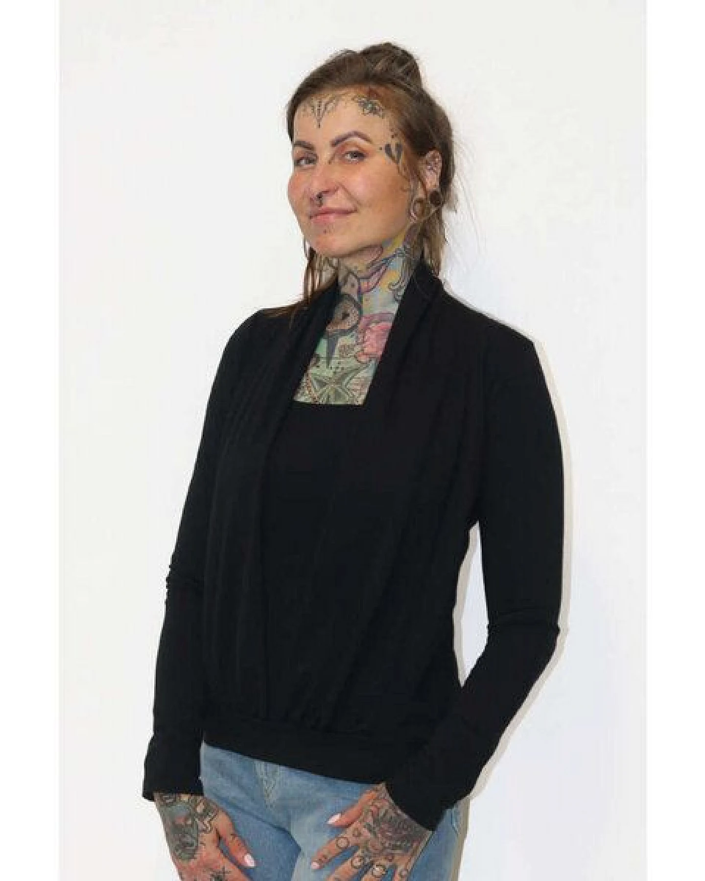 LUMEN organic Shirt SCHALKRAGEN Jersey – Ansicht 2