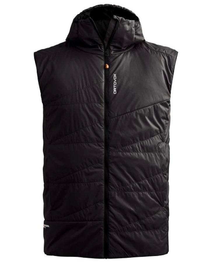 Ortovox - Swisswool Piz Duan Vest - Merinoweste Gr M schwarz