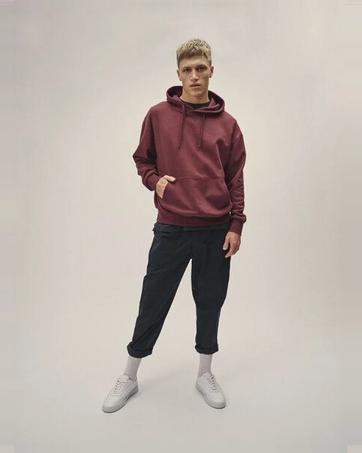 WOTE Oversized Hoodie Sweatshirt aus Bio-Baumwolle