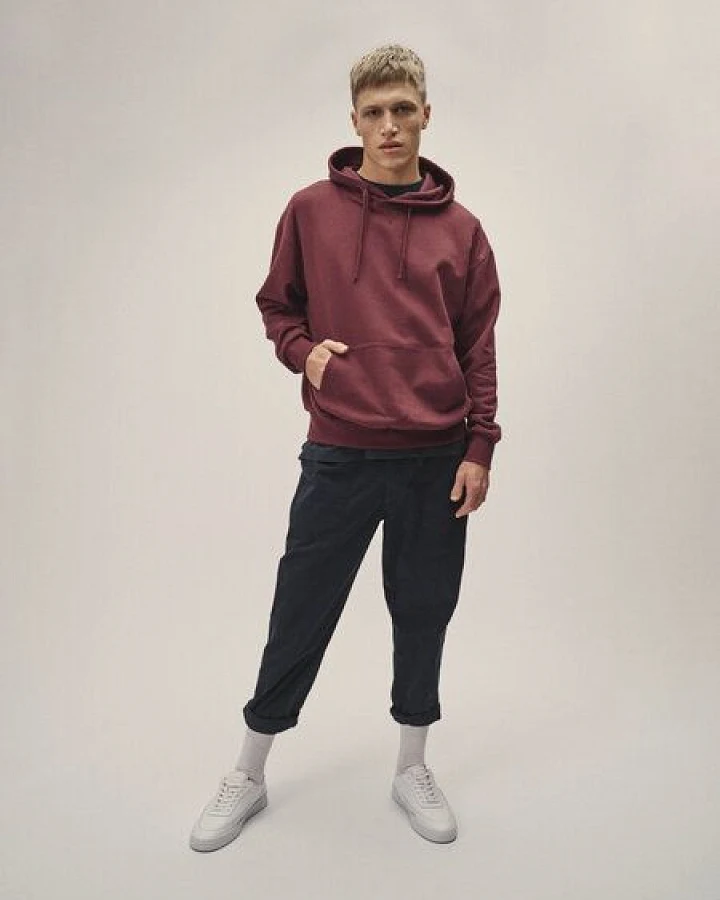 WOTE Oversized Hoodie Sweatshirt aus Bio-Baumwolle