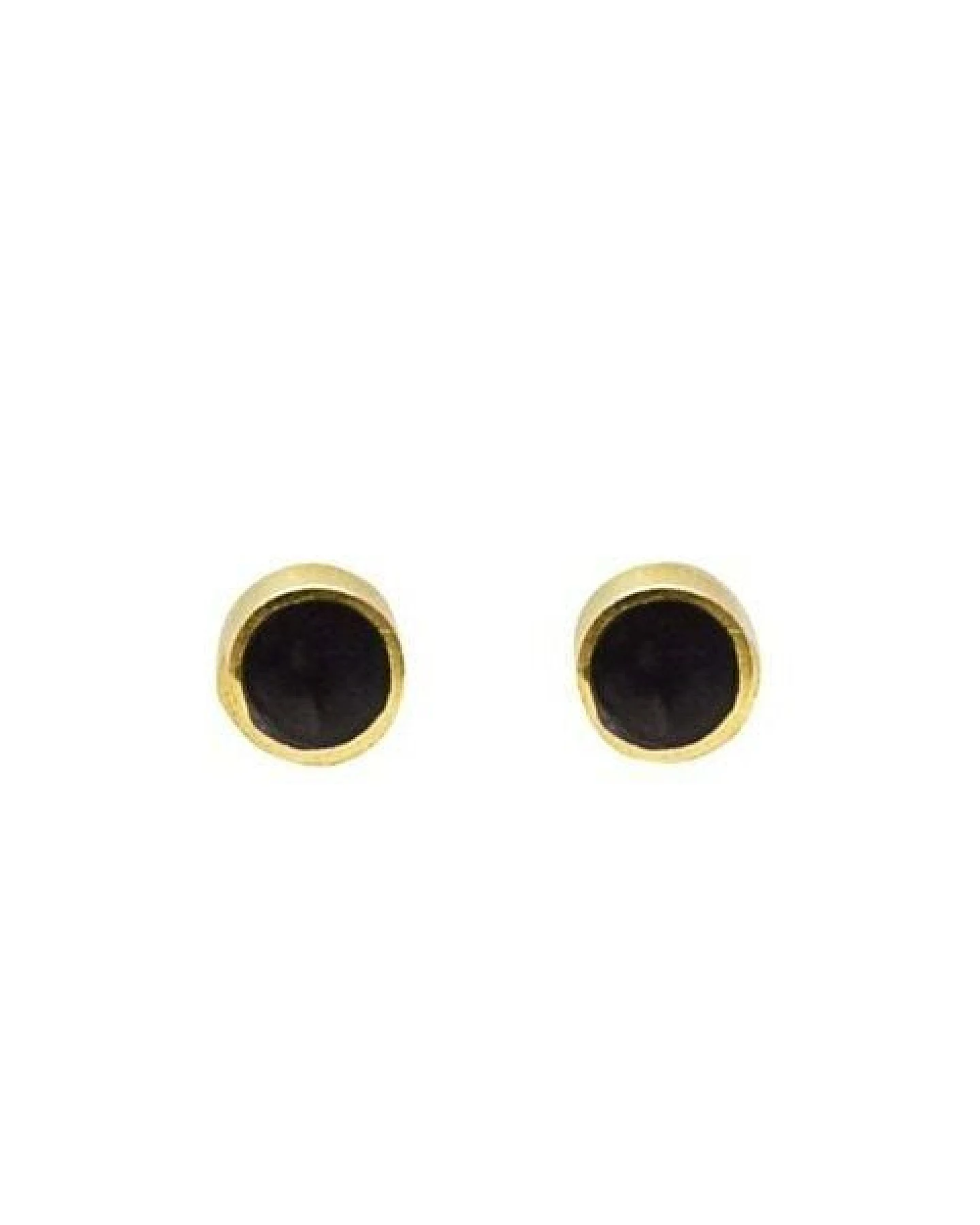 Swahili Coast Messing Ohrstecker - BONE & HORN DOTS - Recycling Messingschmuck – Ansicht 2