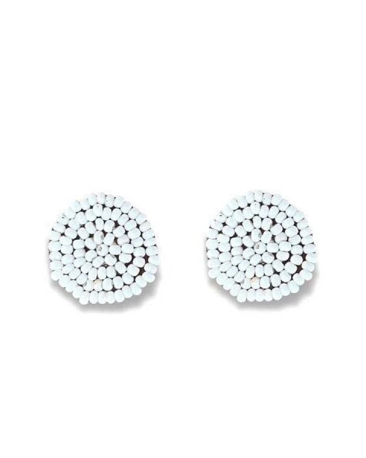 Swahili Coast Ohrstecker - CIRCLE SOLID DOTS - Perlenohrstecker