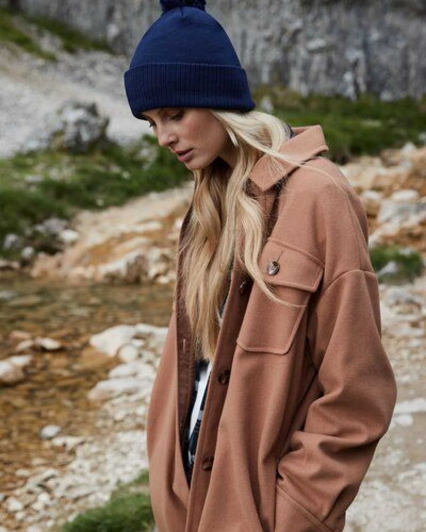 Beechfield Damen / Herren Bommelmütze Beanie Mütze Wintermütze Strickmütze – Ansicht 2