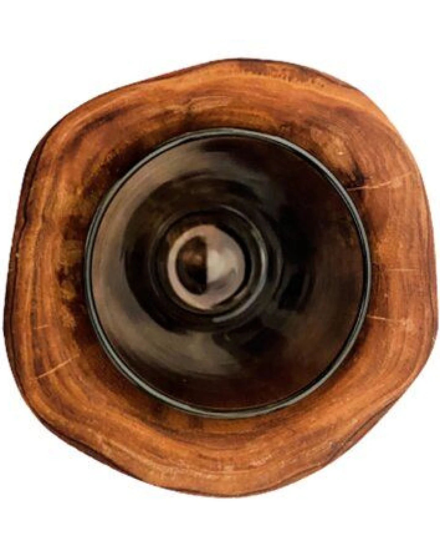 Olivenholz erleben Vase Valentina aus Olivenholz – Ansicht 3