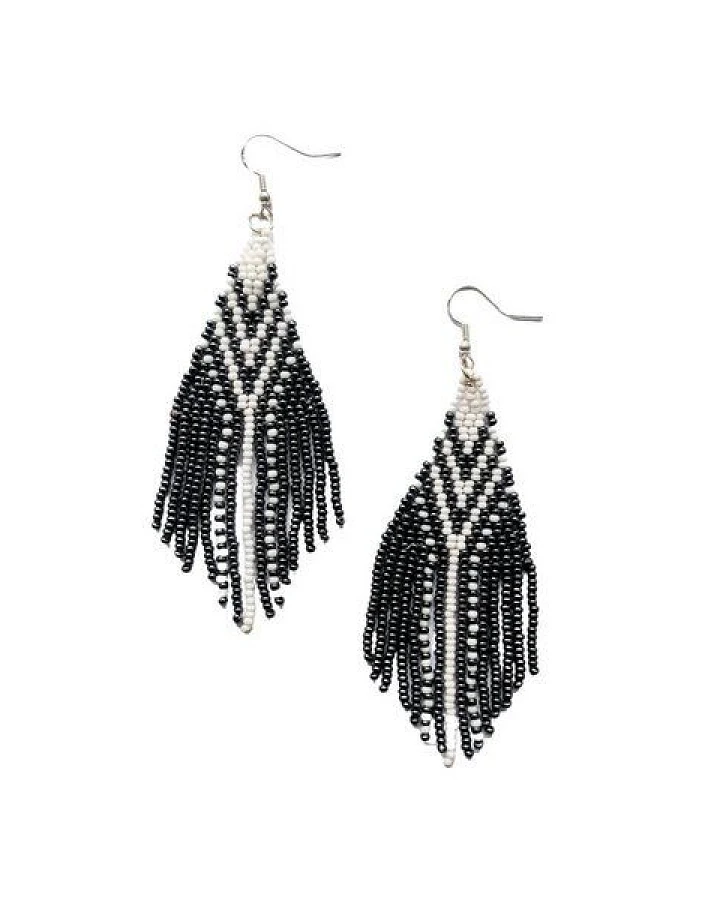 Swahili Coast Quasten Ohrringe - POINT BEADED - Perlenohrringe