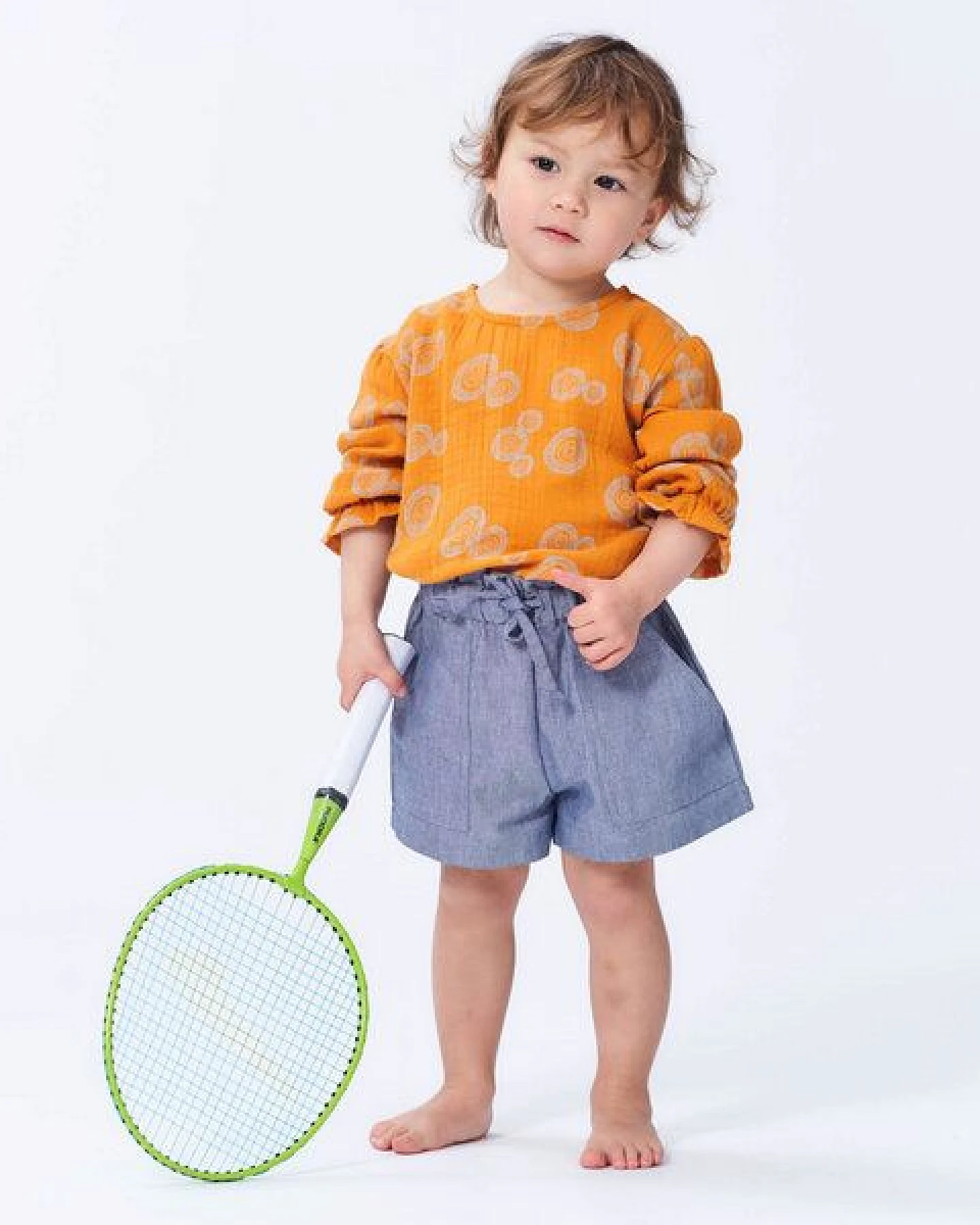 Sense Organics & friends in cooperation with GARY MASH Schicke Mädchen Shorts mit Taschen aus Bio-Baumwolle – Ansicht 2