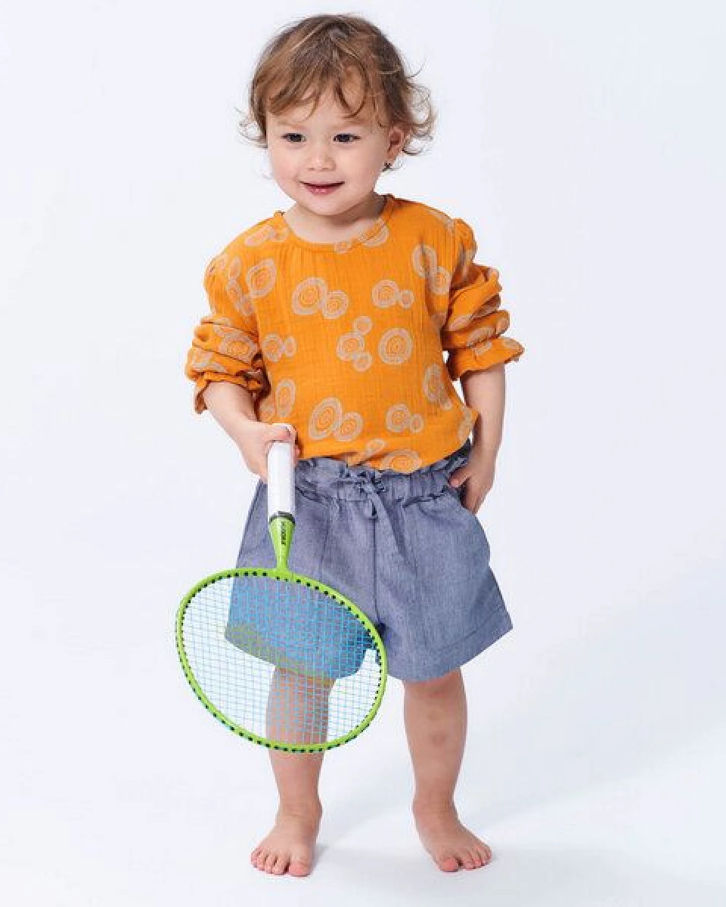 Sense Organics & friends in cooperation with GARY MASH Schicke Mädchen Shorts mit Taschen aus Bio-Baumwolle – Ansicht 3