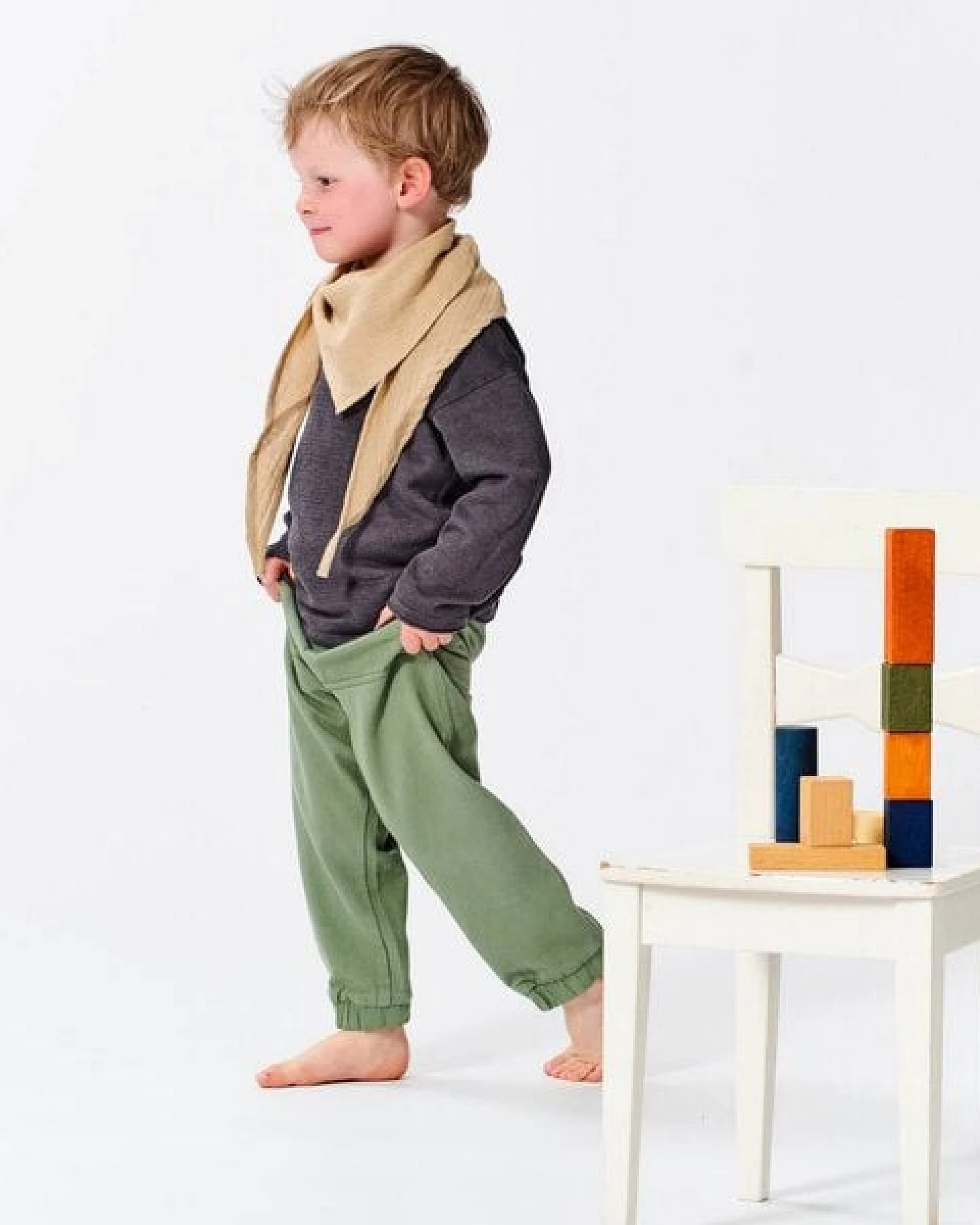 Sense Organics & friends in cooperation with GARY MASH Kinder Twillhose aus Bio-Baumwolle – Ansicht 4