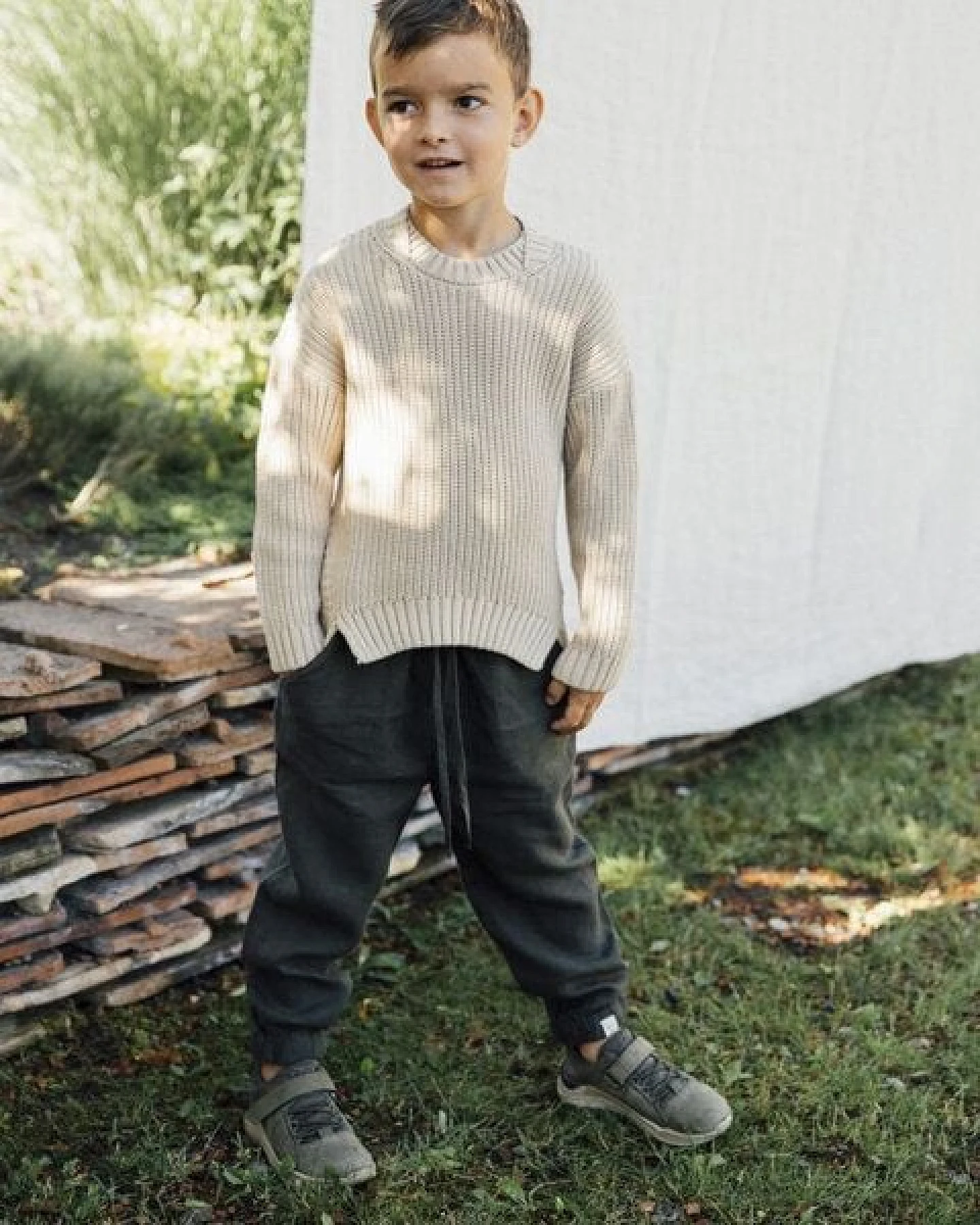 Matona Strickpullover für Kinder / Regular Cotton Sweater Kids – Ansicht 2