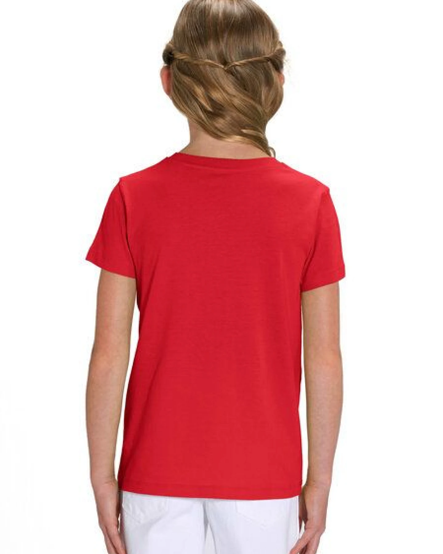 FellHerz Kids T-Shirt Schaukelmädchen rot – Ansicht 2