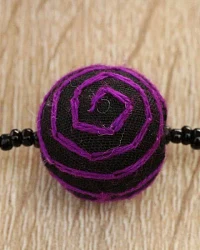 Schwarz/Violett