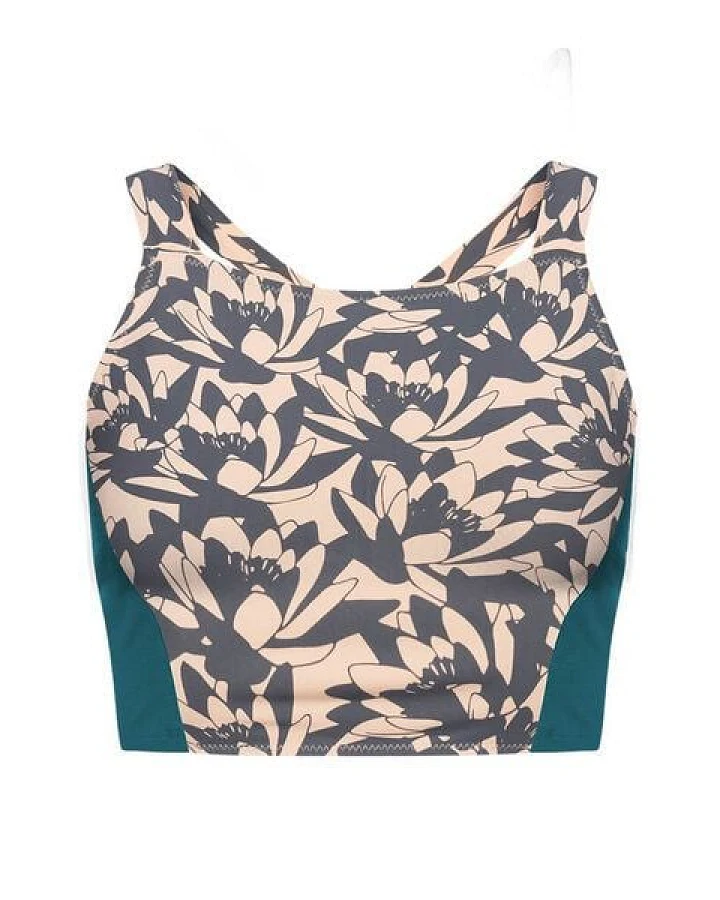 bleed Bikini Surf Top GRAU-APRICOT mit ECONYL®