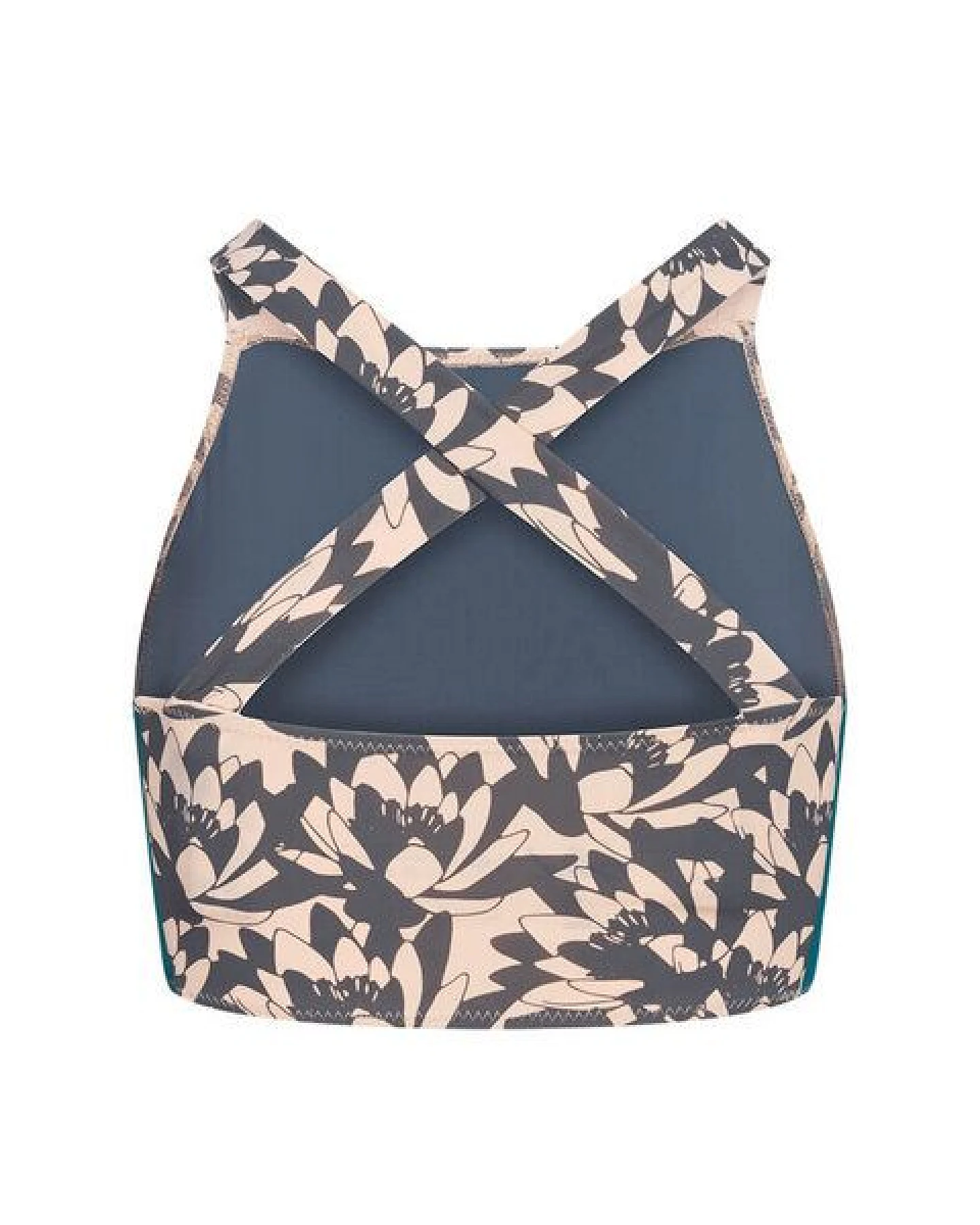 bleed Bikini Surf Top GRAU-APRICOT mit ECONYL® – Ansicht 2