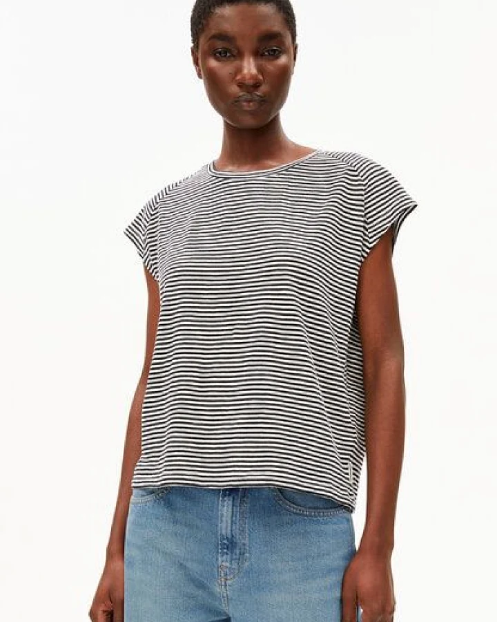 ARMEDANGELS ONELIAA LOVELY STRIPES Damen T-Shirt aus Bio-Baumwolle