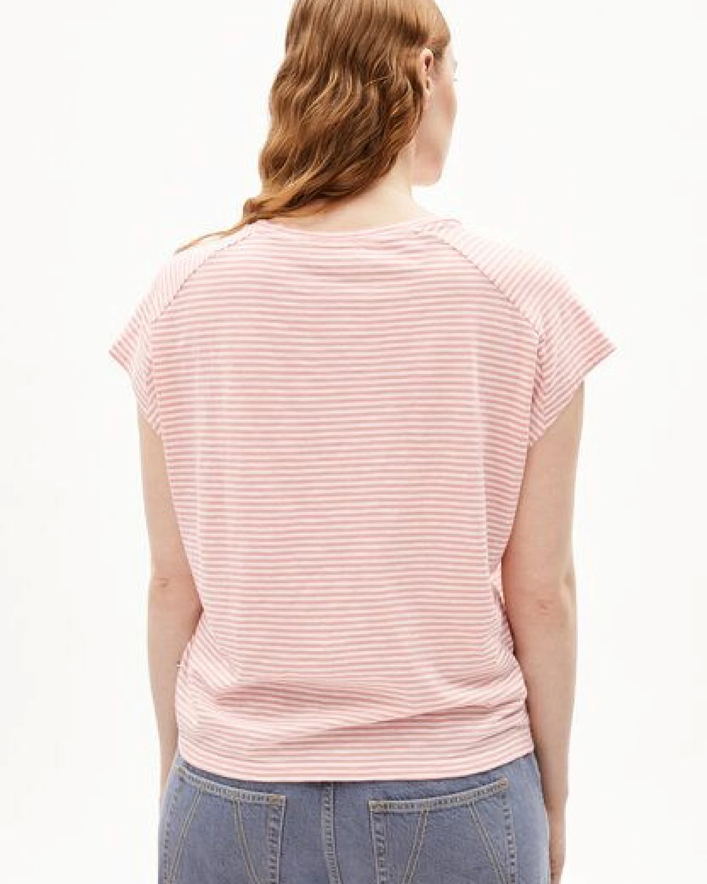 ARMEDANGELS ONELIAA LOVELY STRIPES Damen T-Shirt aus Bio-Baumwolle – Ansicht 2