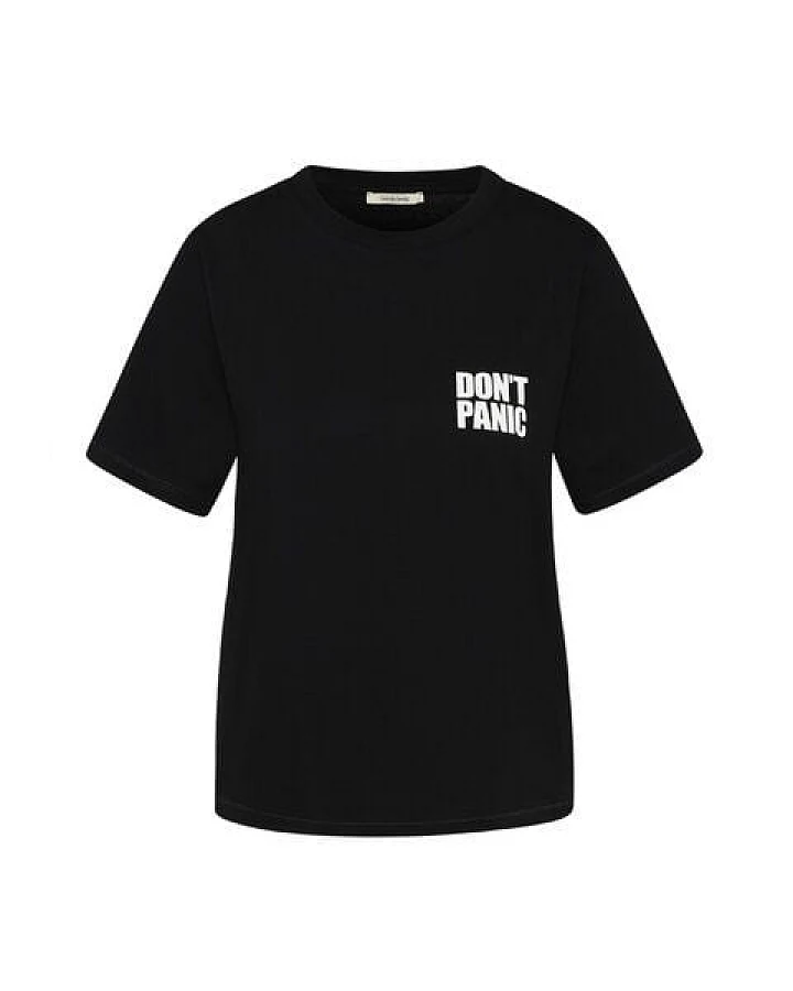 Wunderwerk Damen Tee aus Bio-Baumwolle "Tee don't panic small"