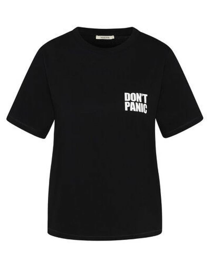 Wunderwerk Damen Tee aus Bio-Baumwolle "Tee don't panic small"