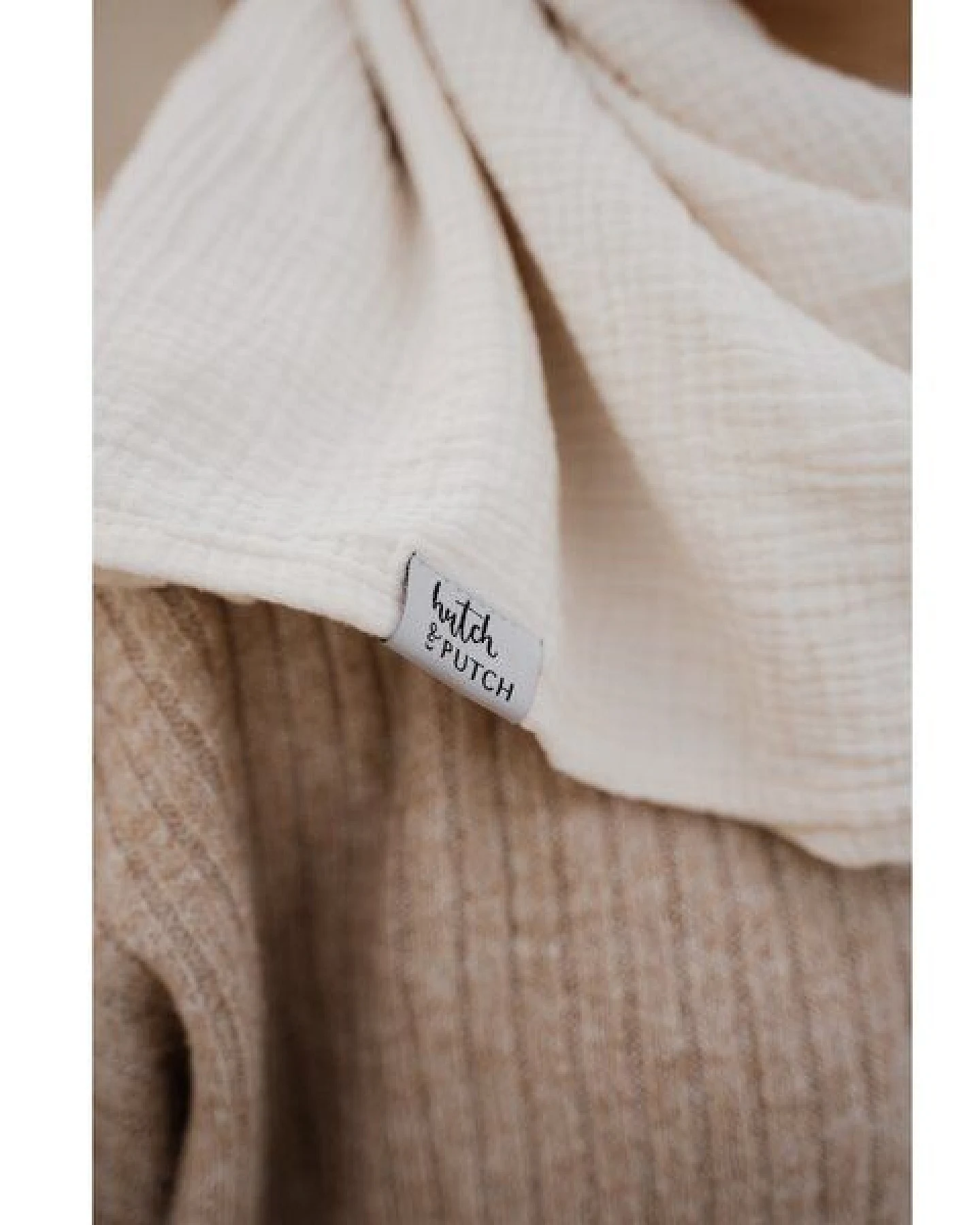 Hutch&Putch Musselin Halstuch - Schal - Tuch für Erwachsene (Damen und Herren) einfarbig aus 100% Bio-Baumwolle – Ansicht 2
