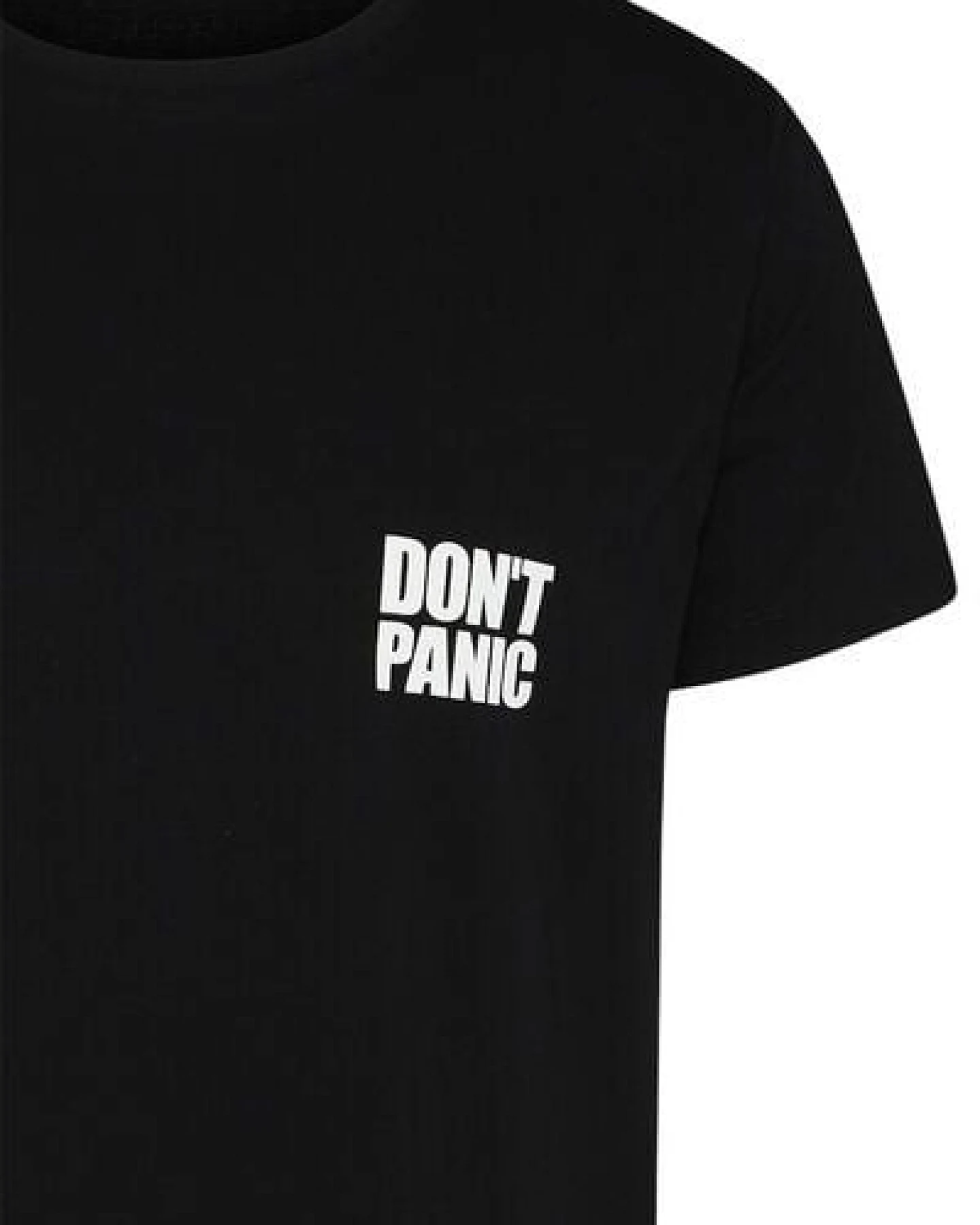 Wunderwerk Herren Tee aus Bio-Baumwolle "Tee don't panic small male" – Ansicht 3