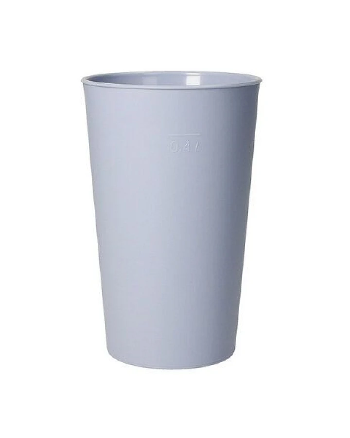 elasto Trinkbecher - Naturfarben, wiederverwendbar, 0,4 l