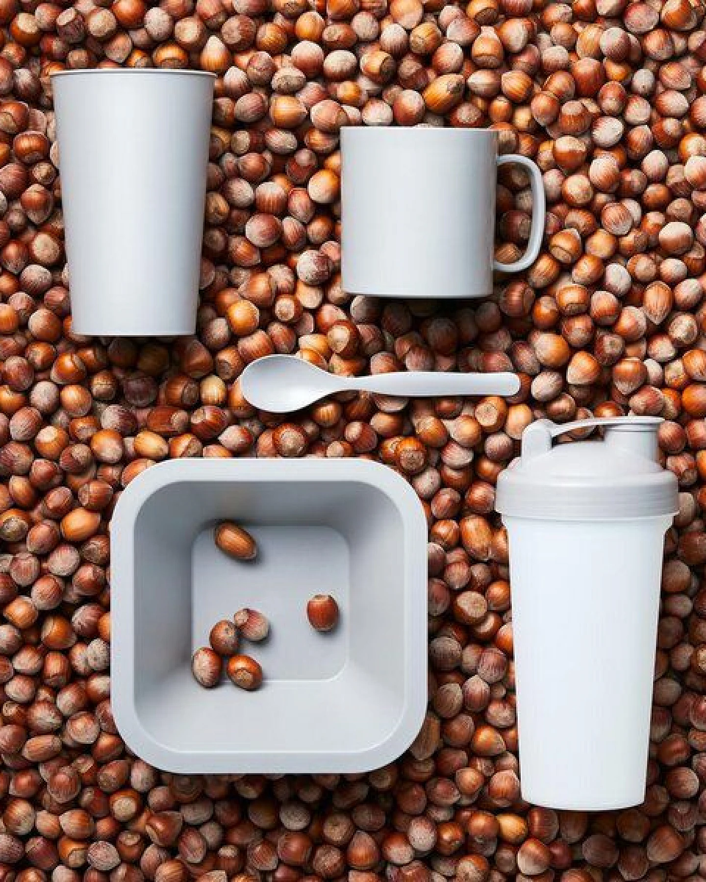 elasto Trinkbecher - Naturfarben, wiederverwendbar, 0,4 l – Ansicht 2