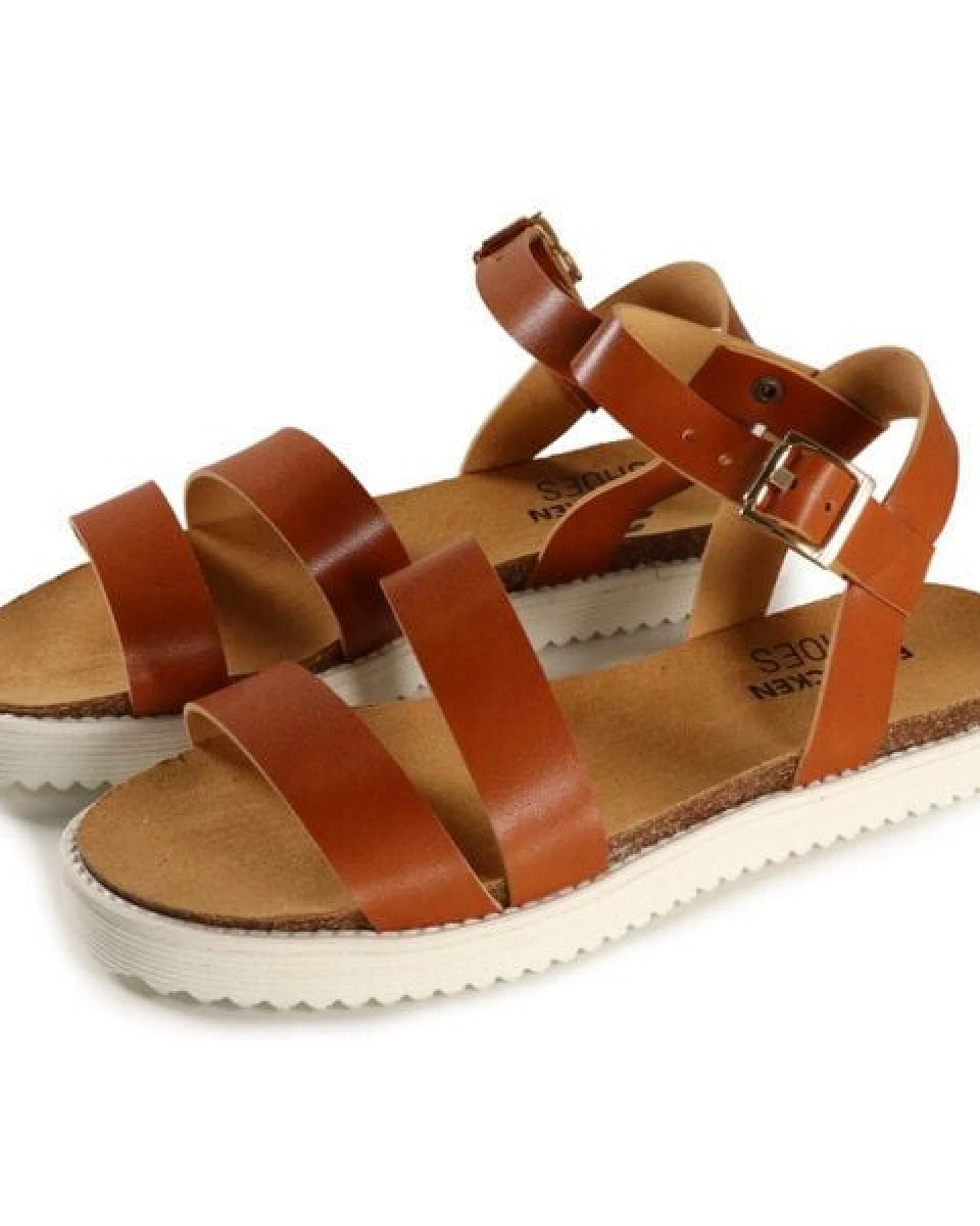 Fairticken Vegane Sandale NICOLA mit hoher Sohle – Ansicht 2