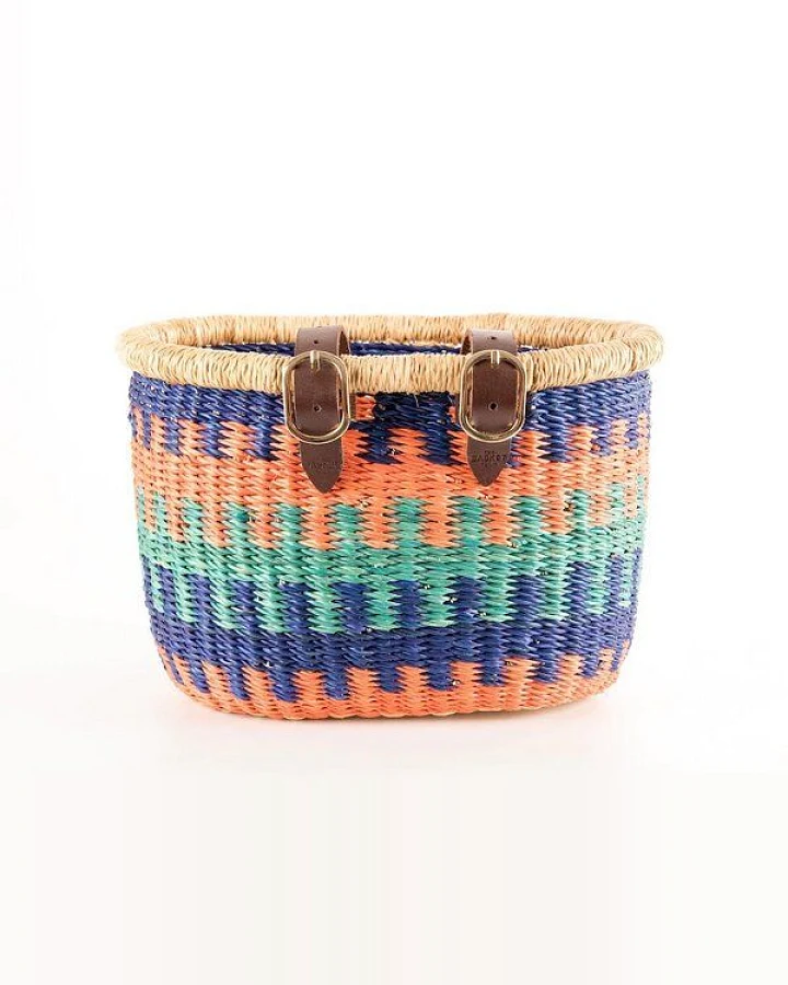 Kids Fair Trade Fahrradkorb - Yendi / Elmina - Handgewebt - The Basket Room