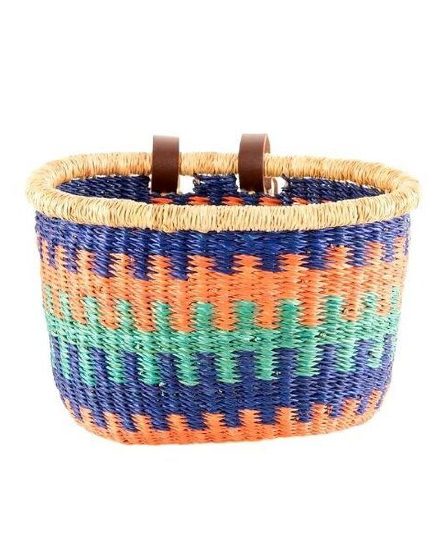 Kids Fair Trade Fahrradkorb - Yendi / Elmina - Handgewebt - The Basket Room – Ansicht 2