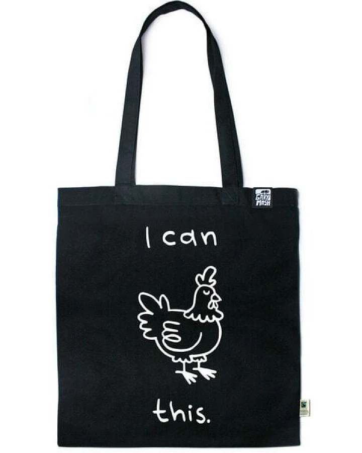 GARY MASH Baumwolltasche I can Hendl this