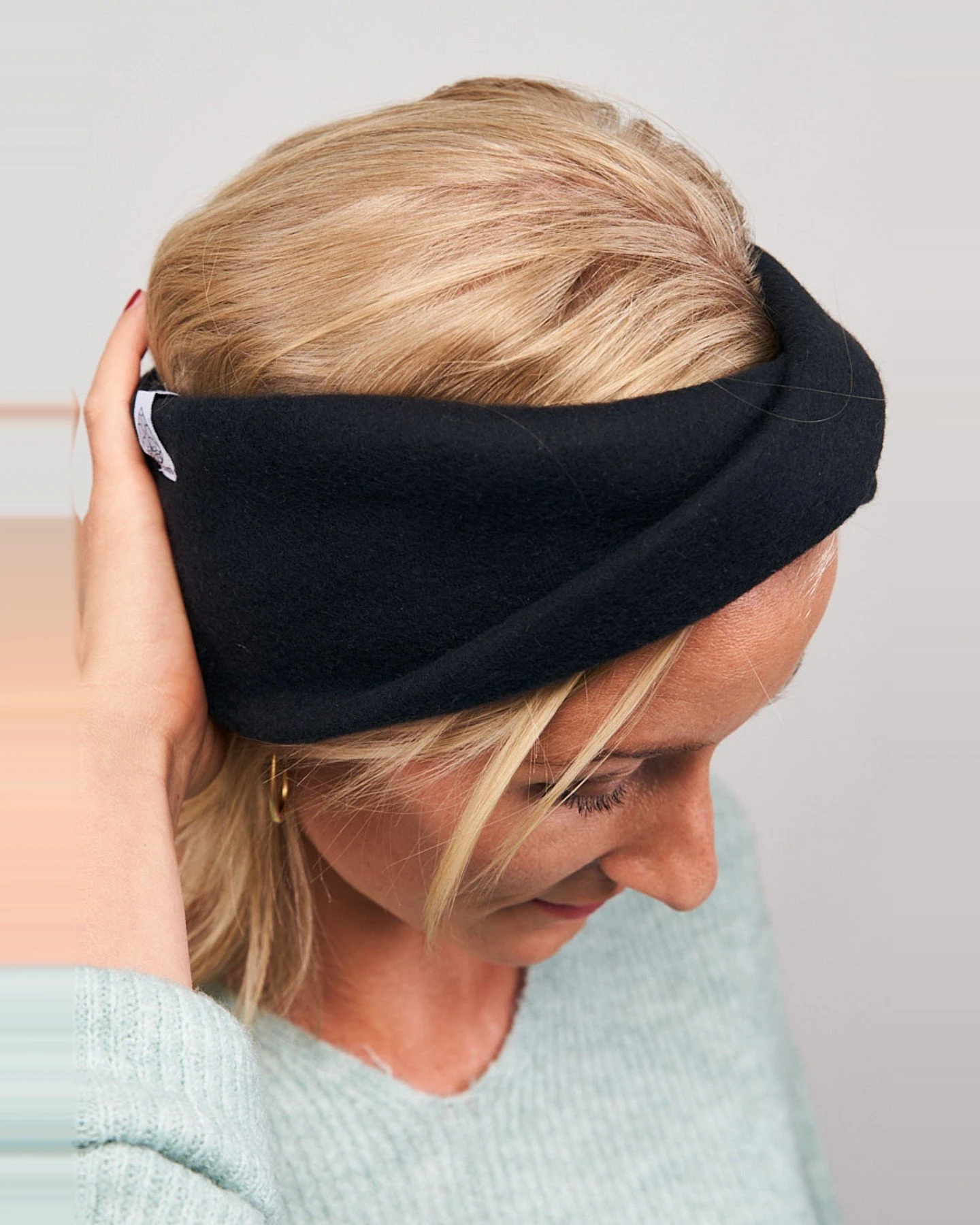 Stirnband Twist Fleece – Ansicht 2