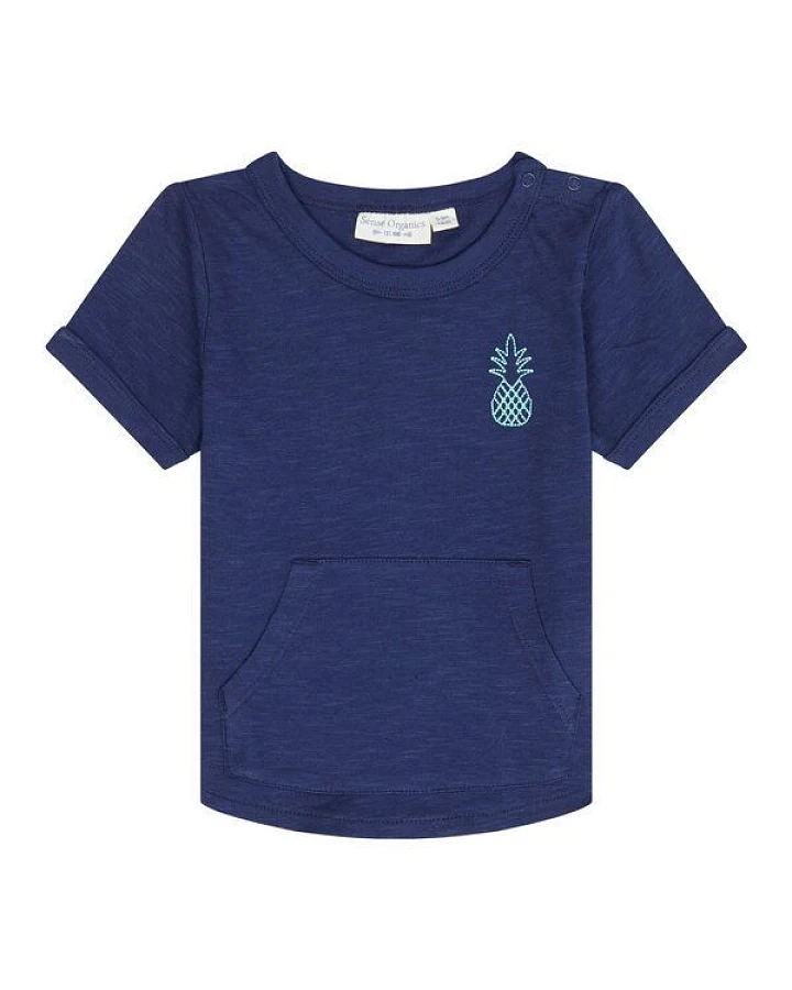 sense-organics Sense Organics Baby T-Shirt mit Kängurutasche Bio Baumwolle