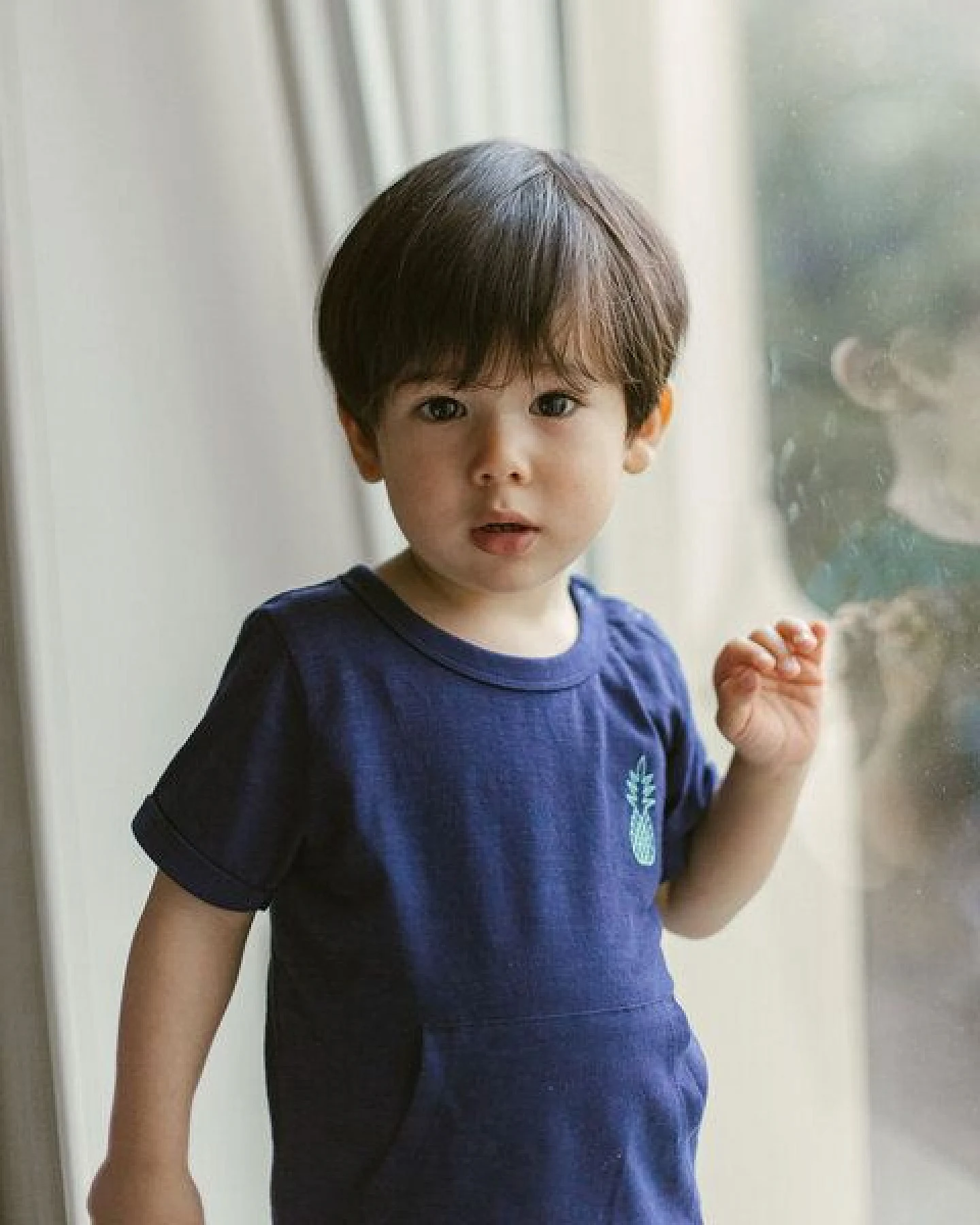 sense-organics Sense Organics Baby T-Shirt mit Kängurutasche Bio Baumwolle – Ansicht 2