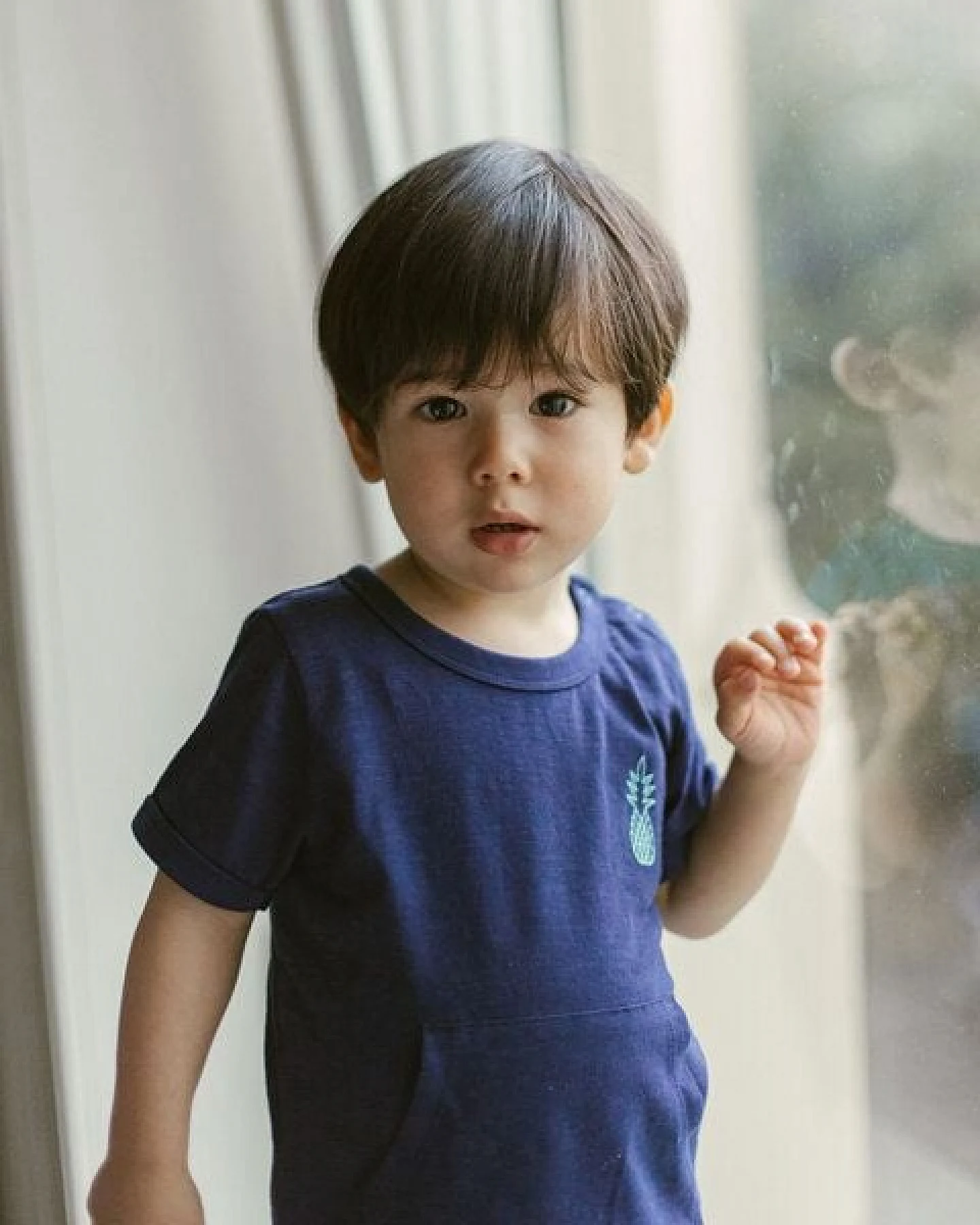 sense-organics Sense Organics Baby T-Shirt mit Kängurutasche Bio Baumwolle – Ansicht 2