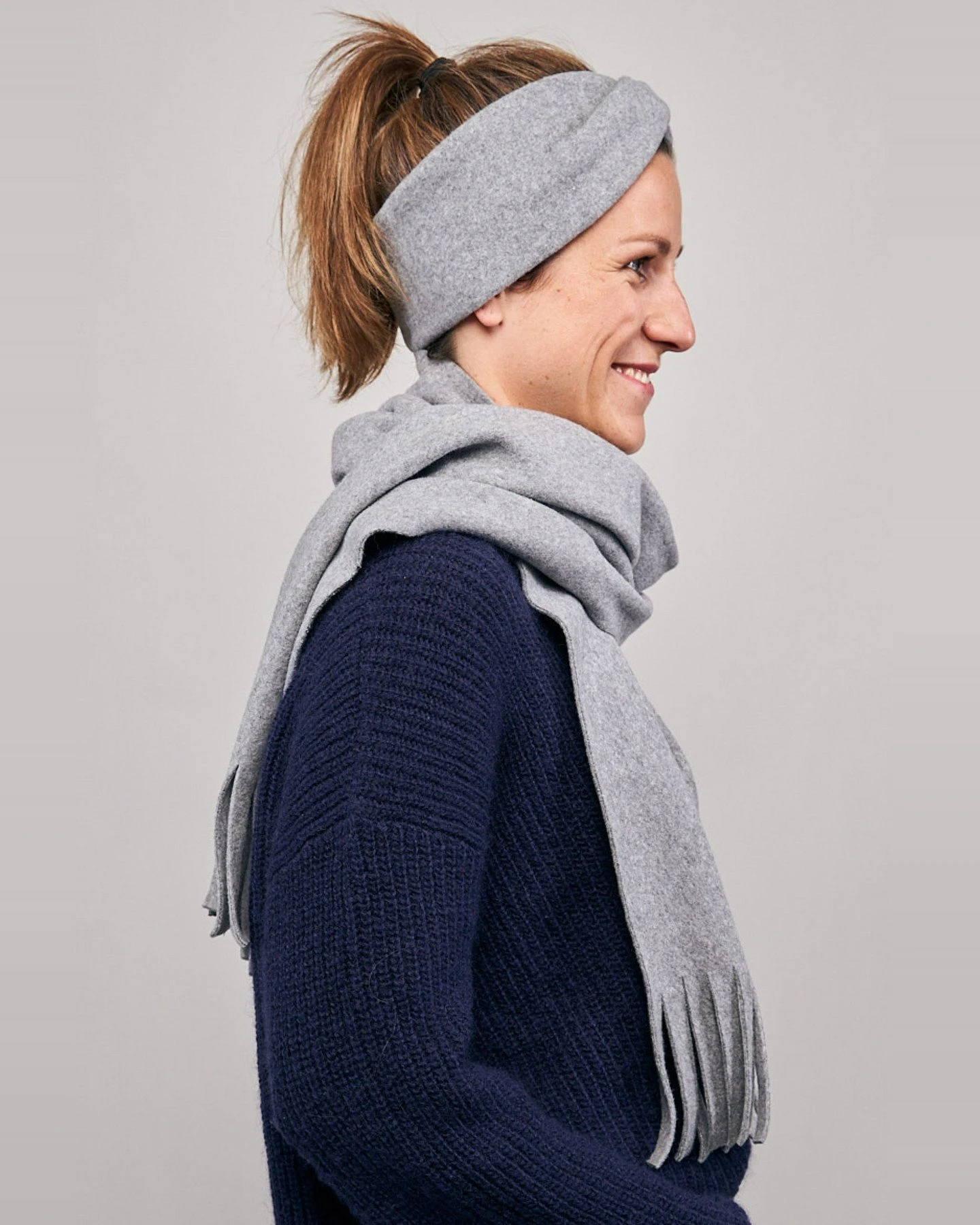 Stirnband Twist Fleece – Ansicht 2