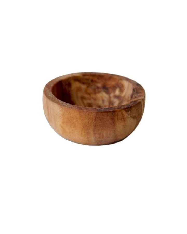 Olivenholz erleben Kleine Salzschale aus Olivenholz Ø 4 cm