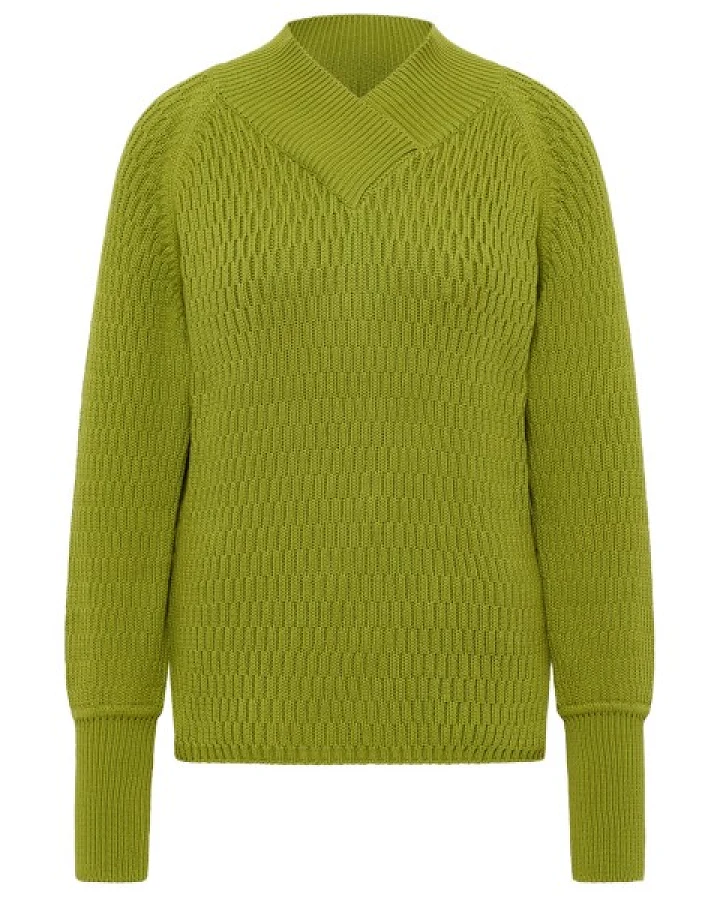 Tranquillo - Women's Lockerer Strickpullover - Pullover Gr L oliv