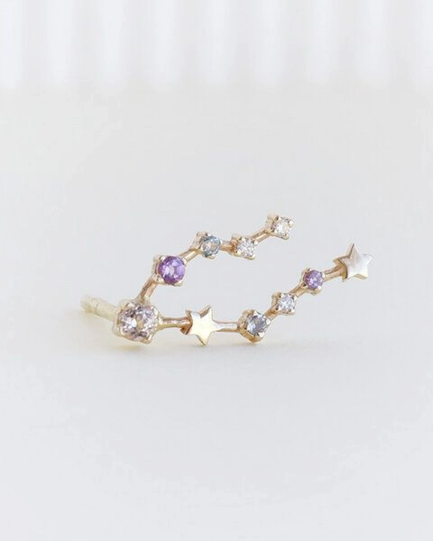 Eppi Ohrringe mit Sternzeichen Pisces – Ansicht 2