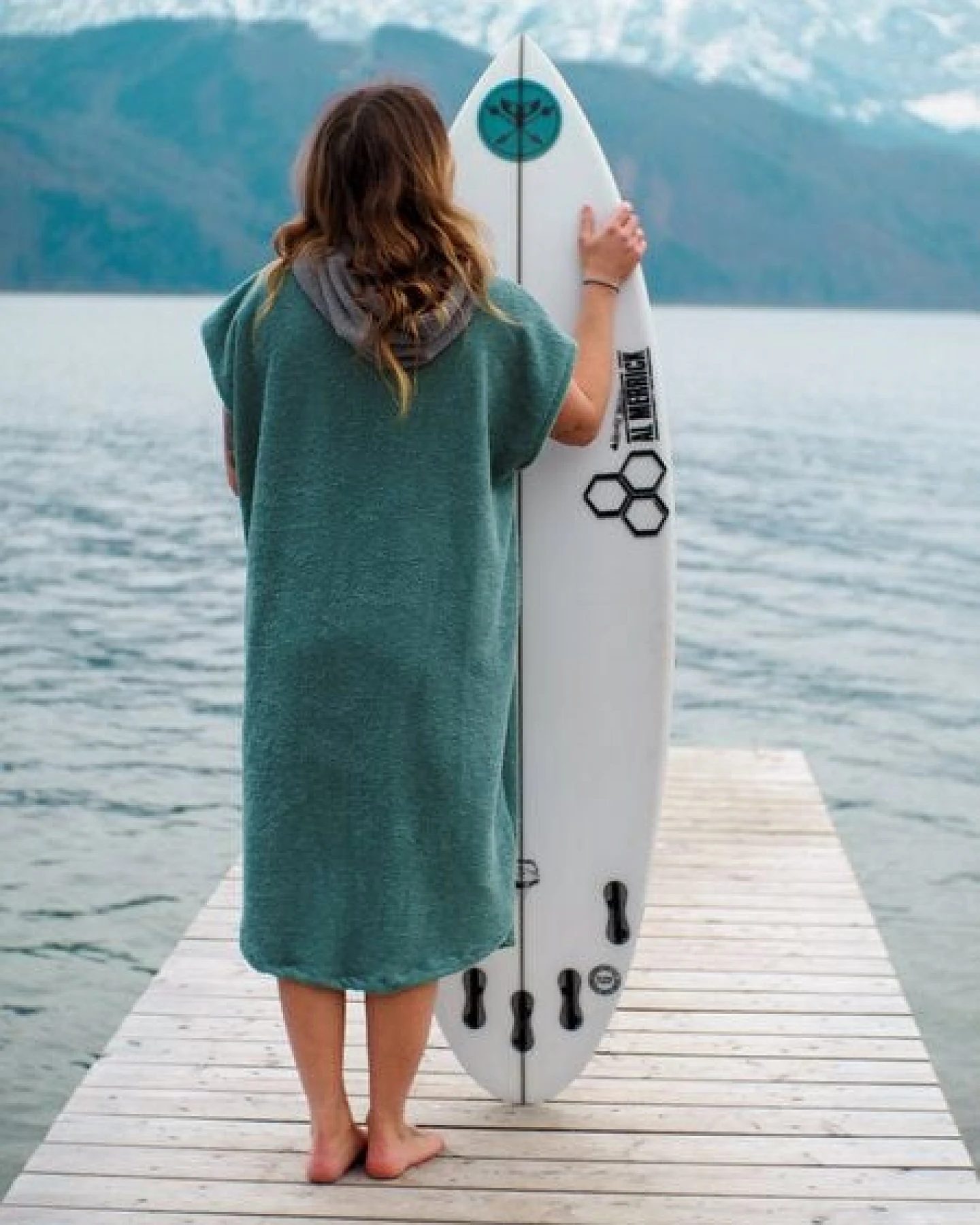 Zeachild Surfponcho Aztek Bio-Frotte – Ansicht 4