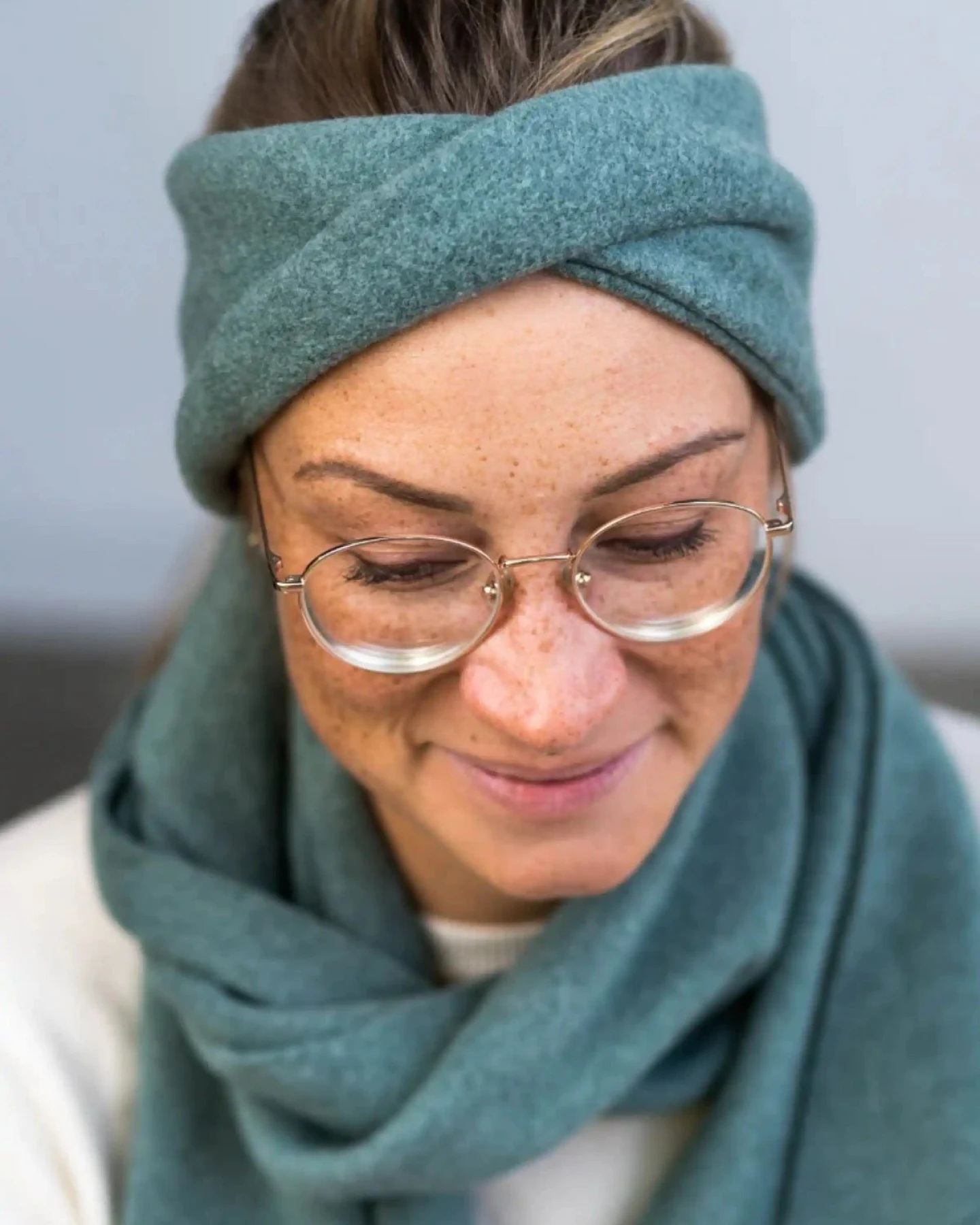 Stirnband Twist Fleece – Ansicht 2
