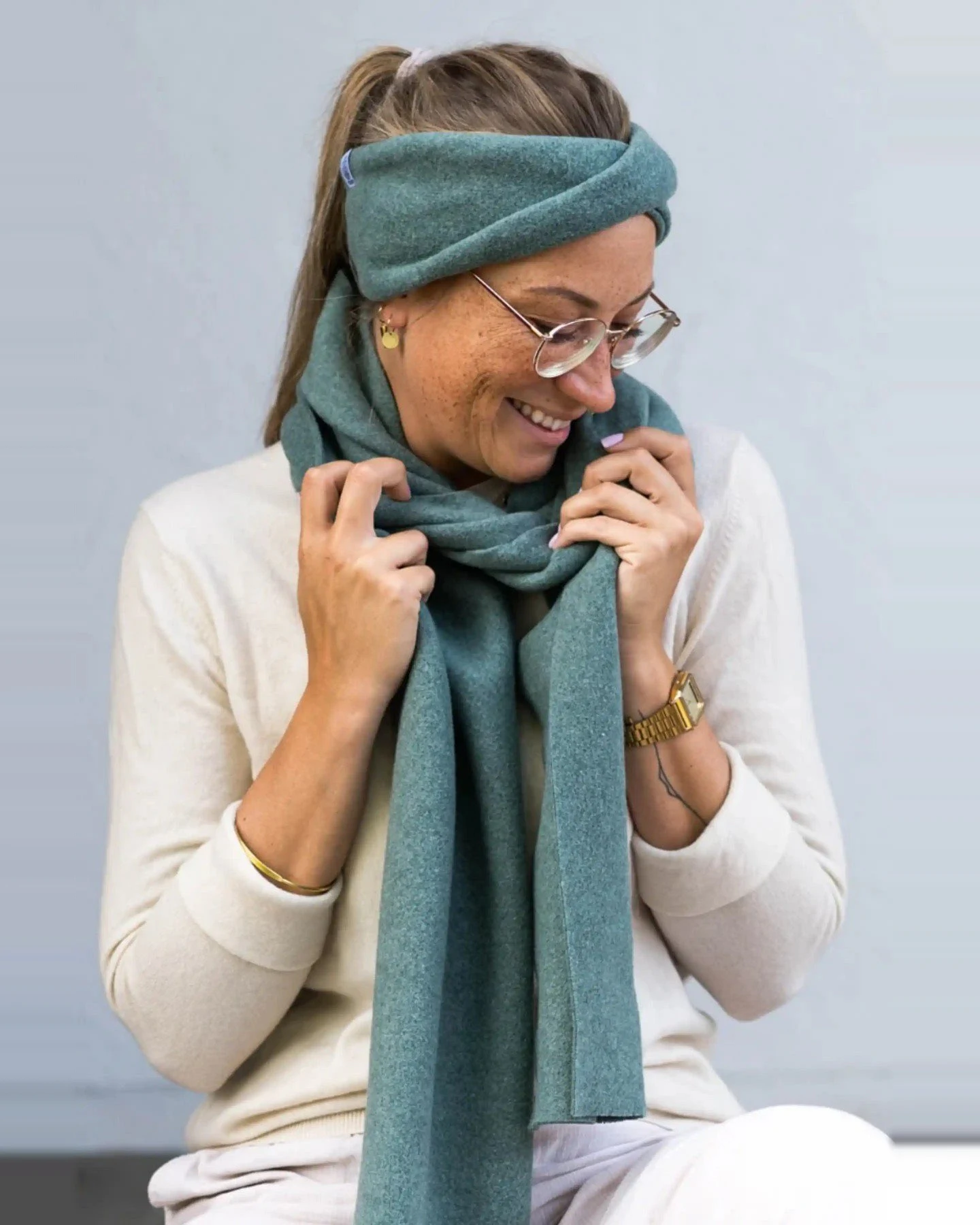 Stirnband Twist Fleece – Ansicht 3
