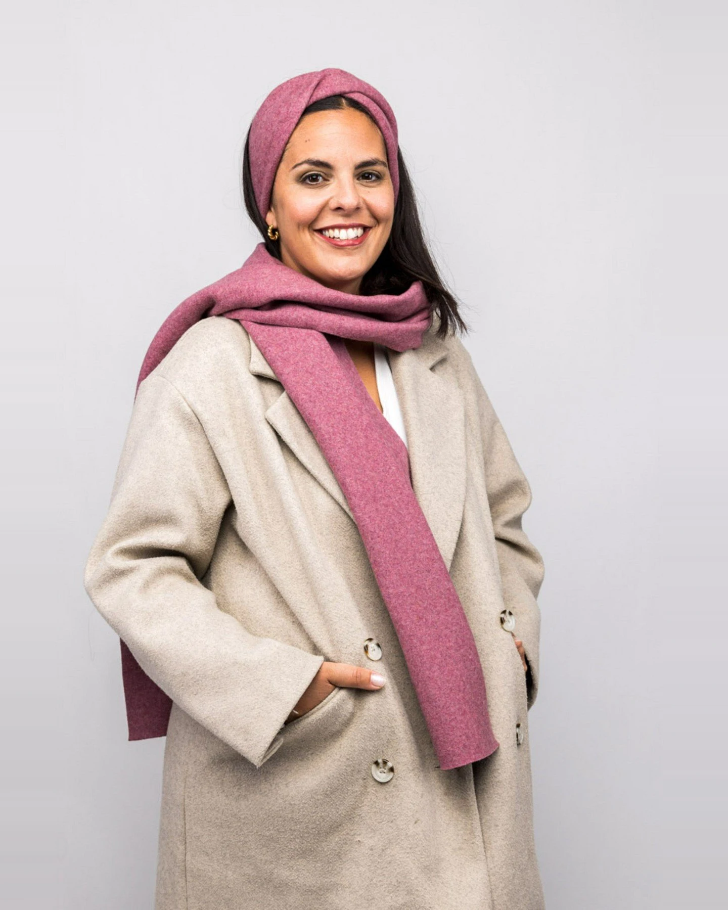 Stirnband Twist Fleece – Ansicht 2