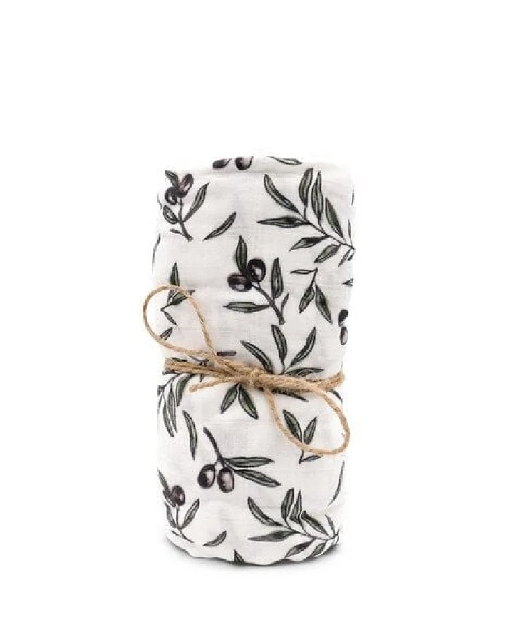 Hutch&Putch Mulltuch Bio Baumwolle • Olive Garden