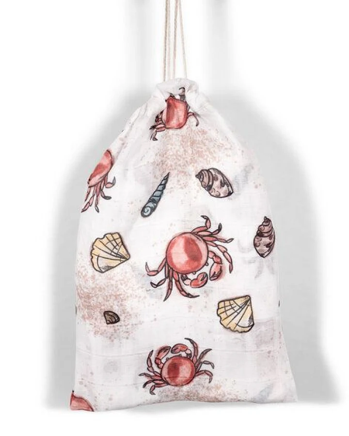 Hutch&Putch Mulltuch Bio Baumwolle • Sealife