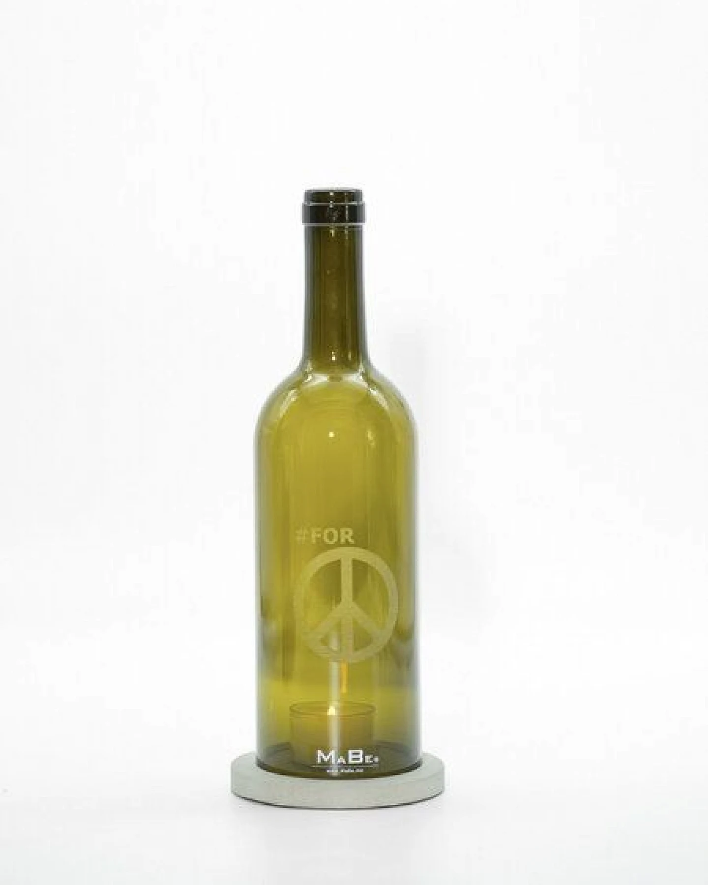 MaBe WINDLICHT #FOR PEACE mit grauem Untersetzer – Ansicht 4
