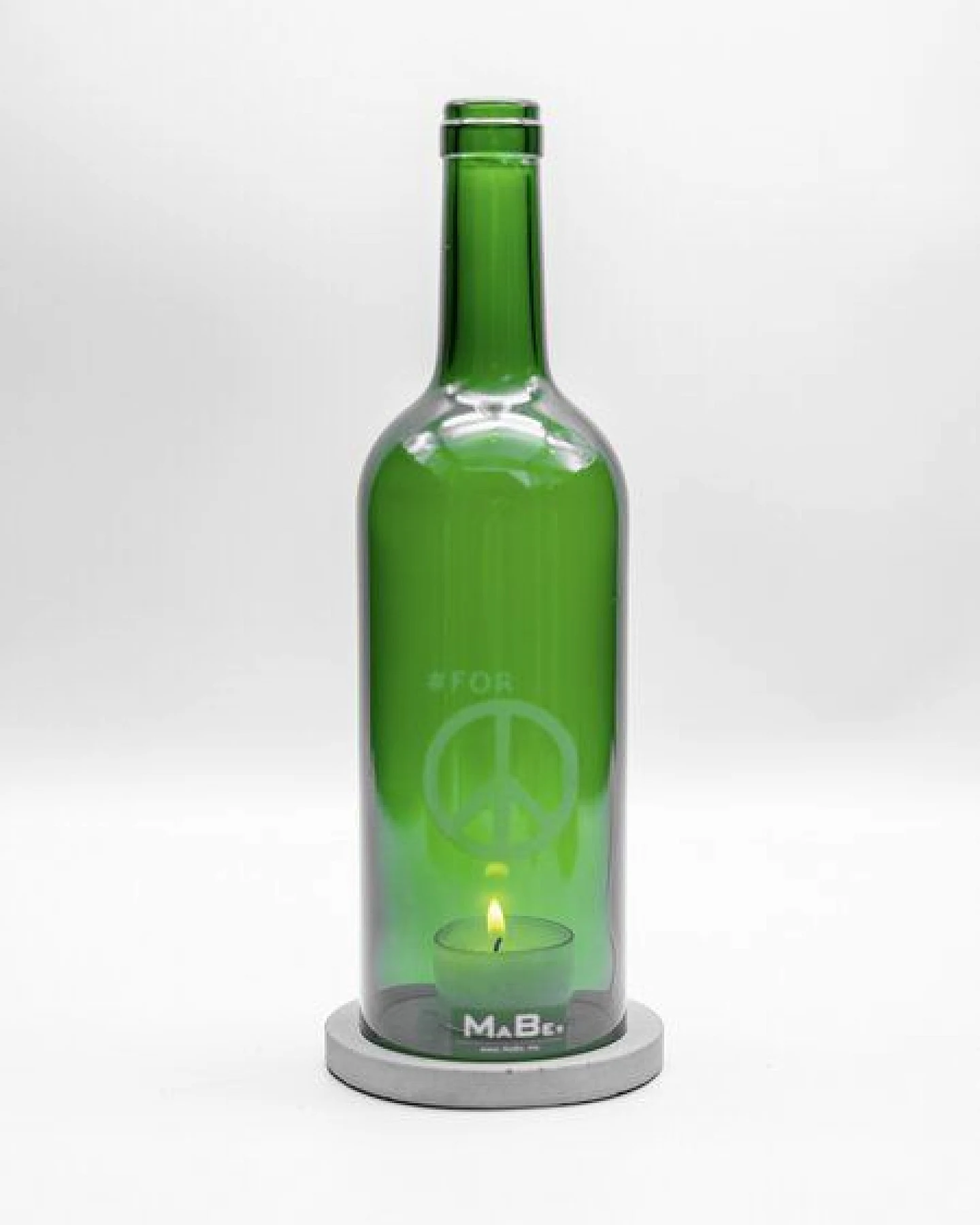 MaBe WINDLICHT #FOR PEACE mit grauem Untersetzer – Ansicht 3