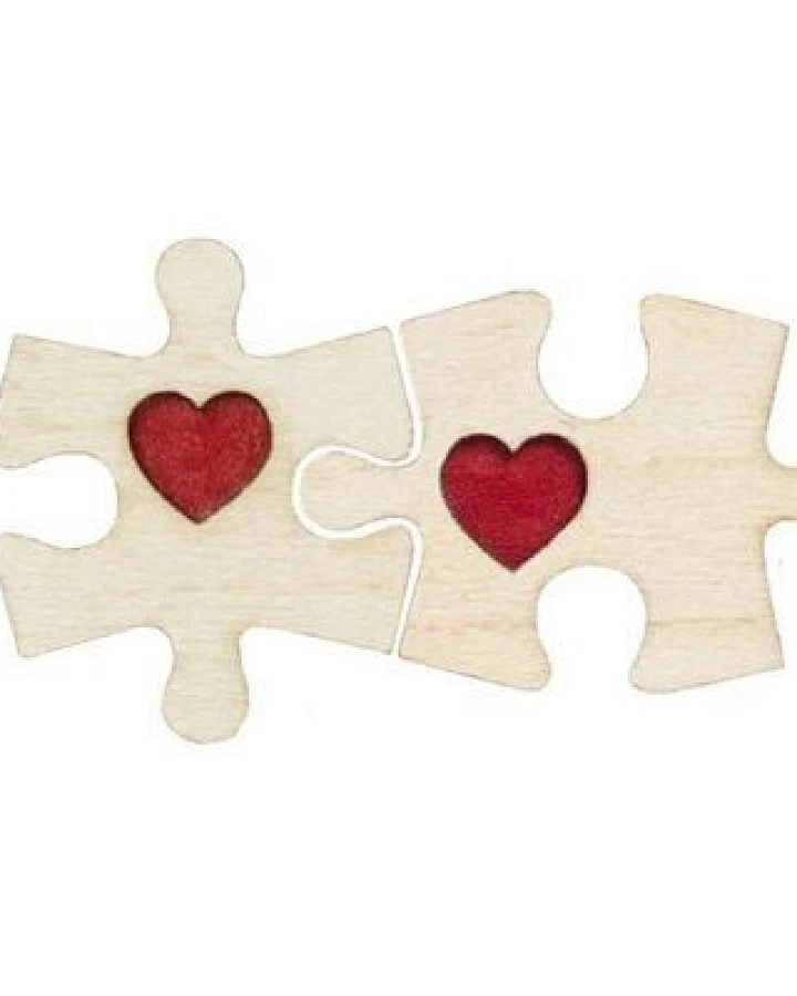 BeWooden Broschen aus Holz für Paare
