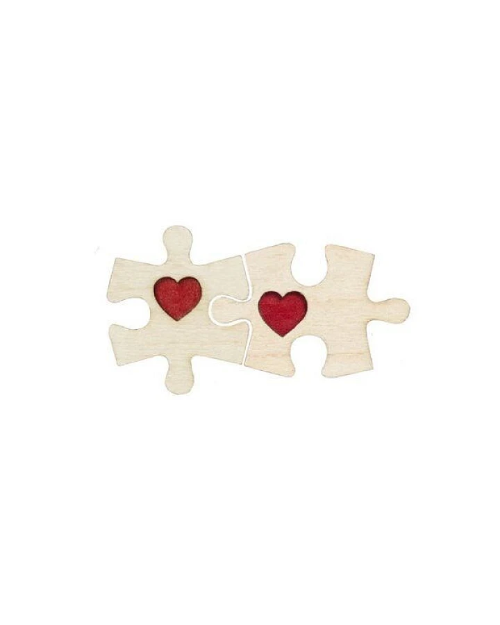 BeWooden Broschen aus Holz für Paare