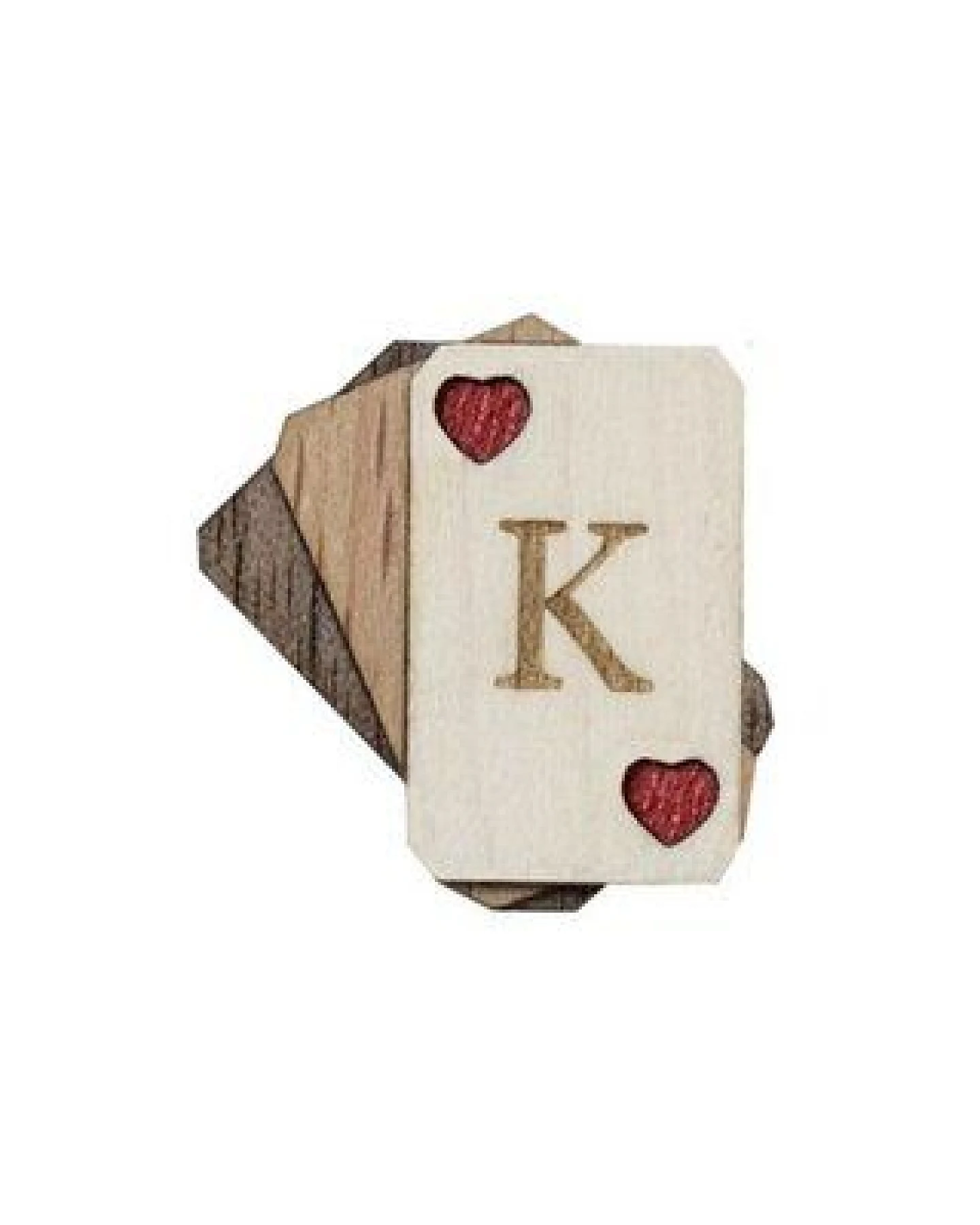 BeWooden Broschen aus Holz für Paare – Ansicht 2